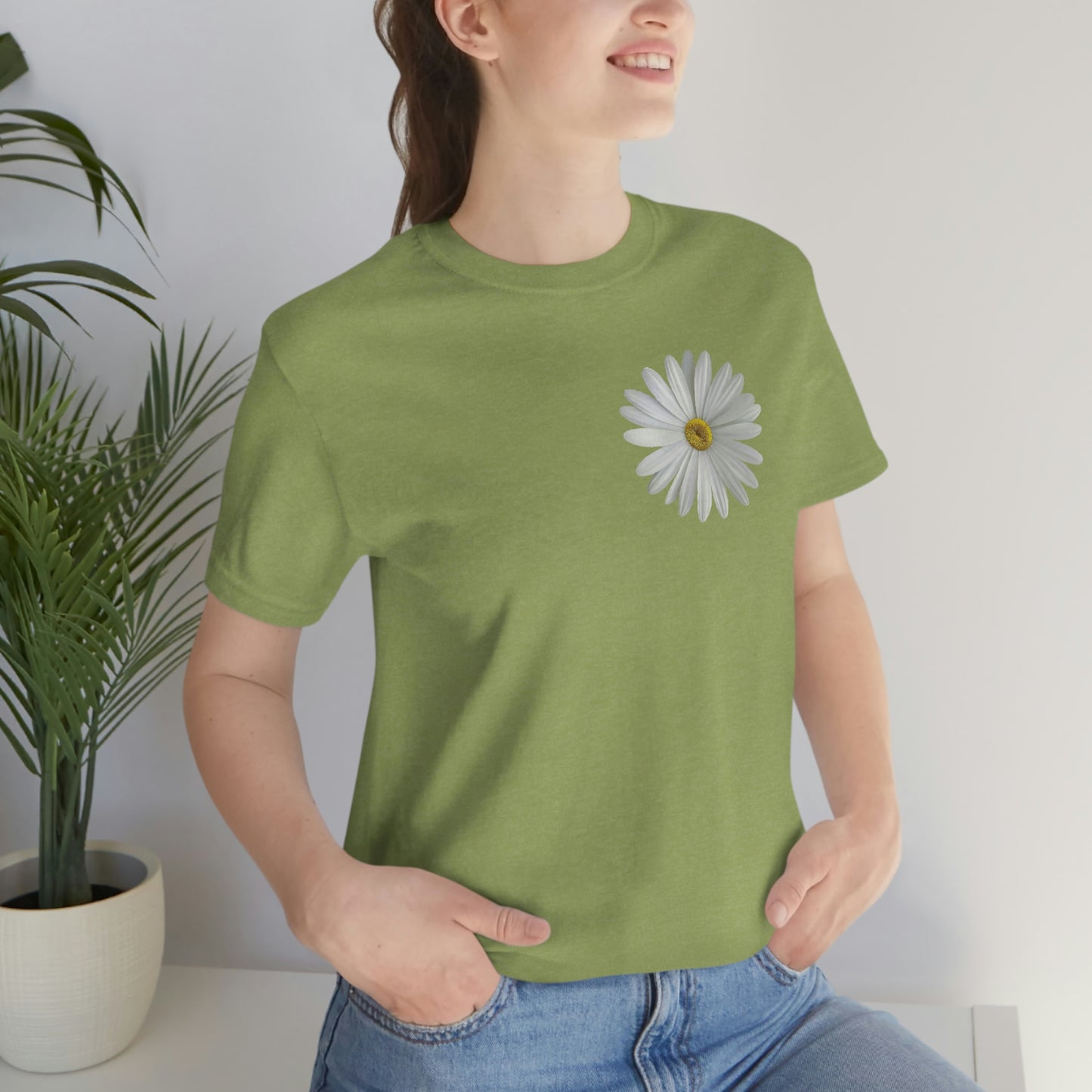 Daisy Shirt Floral Shirt Gift, Boho Shirt, Birth Month Flower, Gift For Mom, Daisy Women Shirt Flower Tee Summer Shirt,