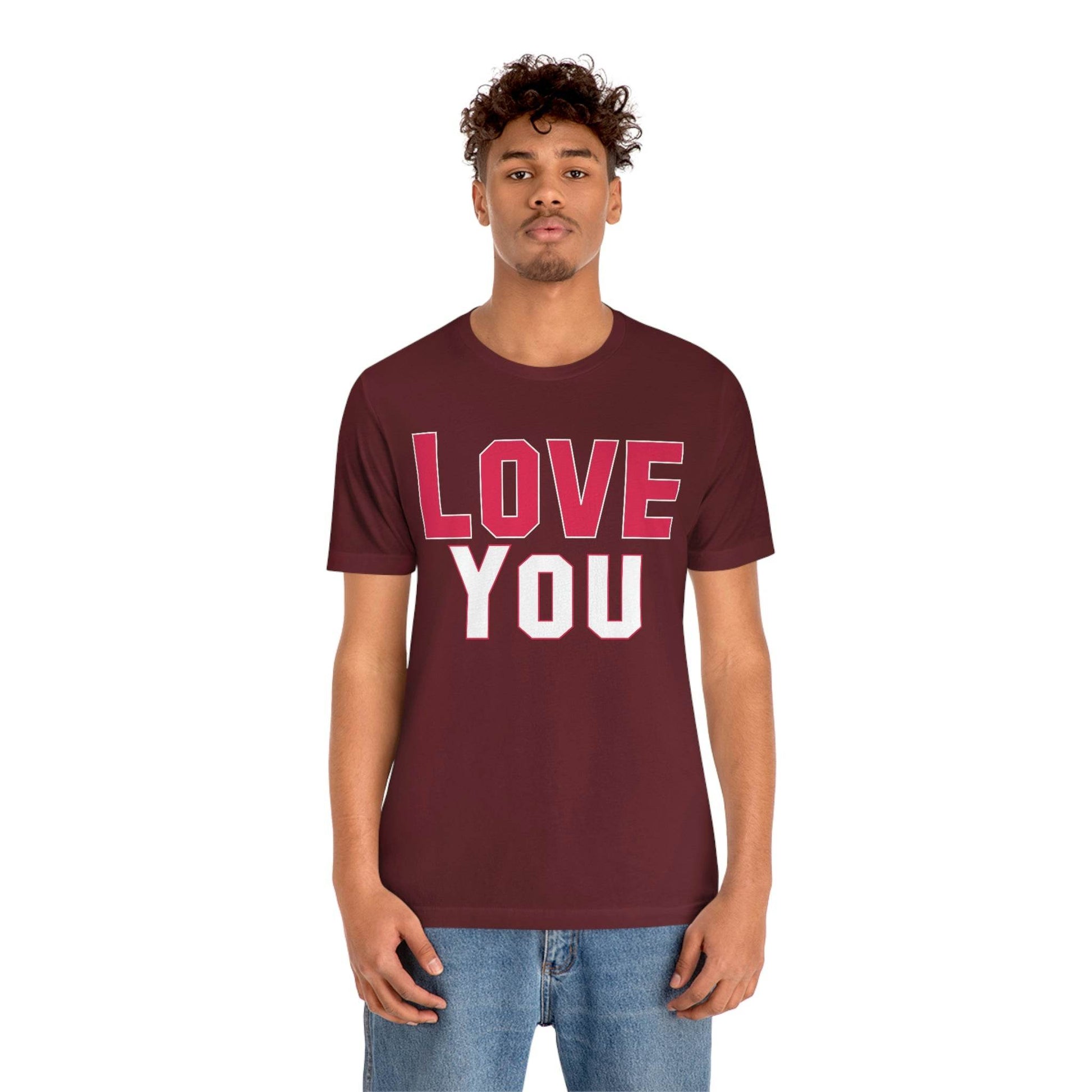 Love you T-shirt - Giftsmojo