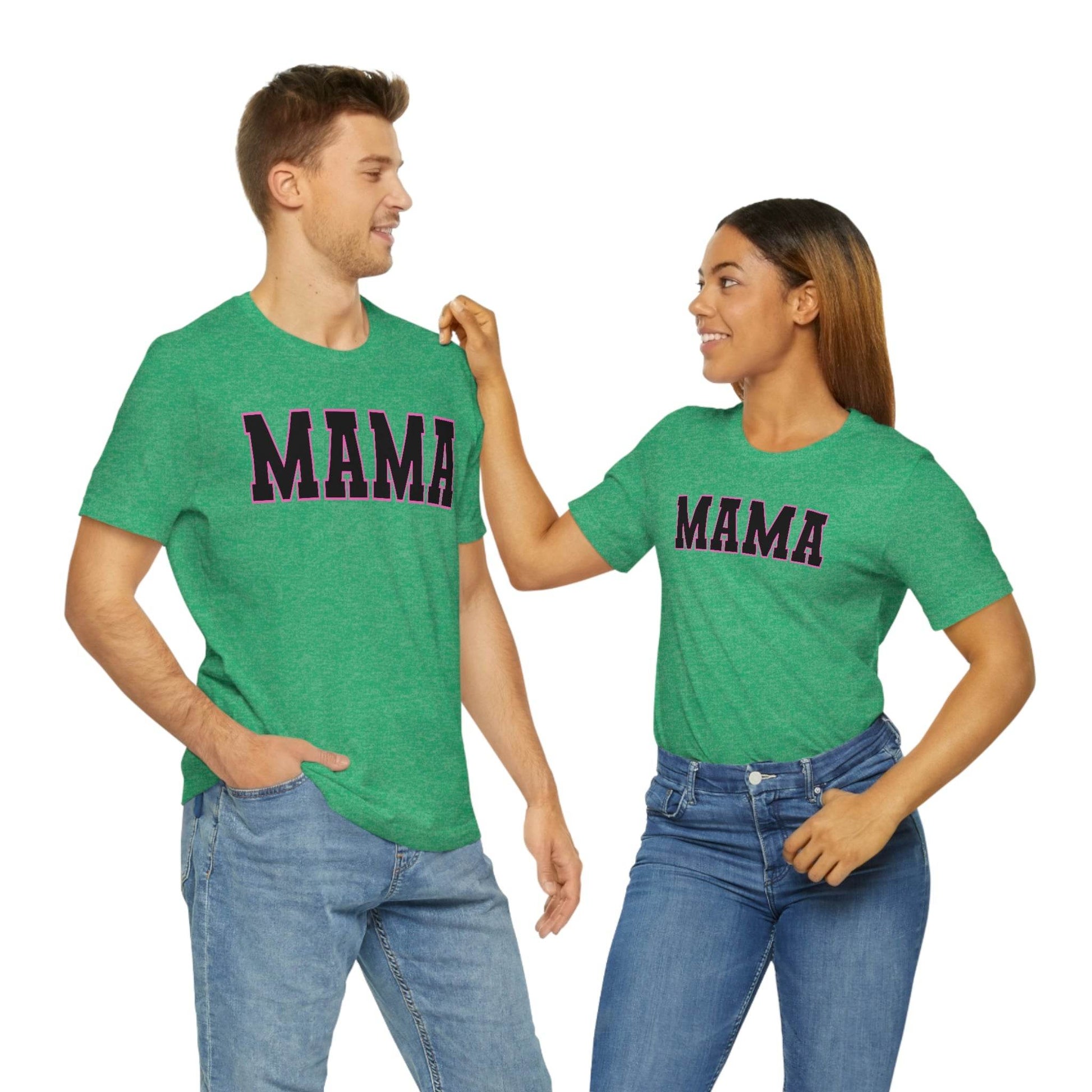 Cute Mama shirt mom shirt gift for her - mothers day shirt mothers day gift mom life shirt - retro mama shirt boy mama shirt mama t-shirt - Giftsmojo