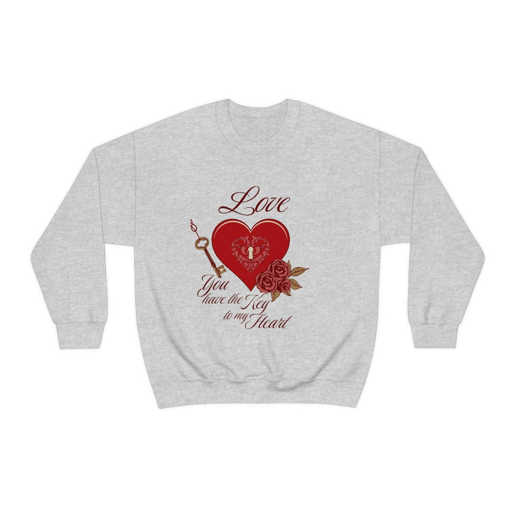 Love you have the key to my heart Sweatshirt - Giftsmojo