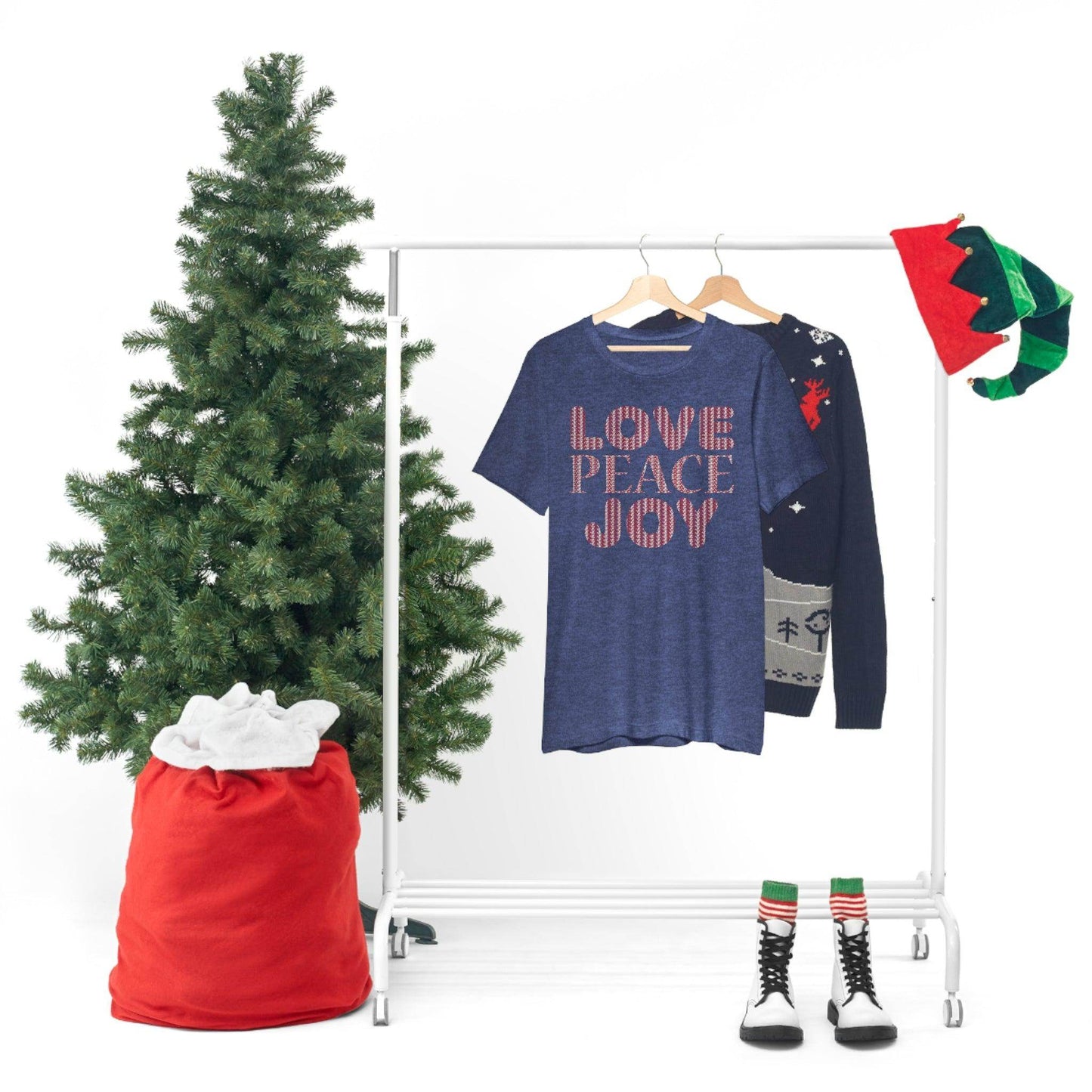 love peace joy Tee - Giftsmojo
