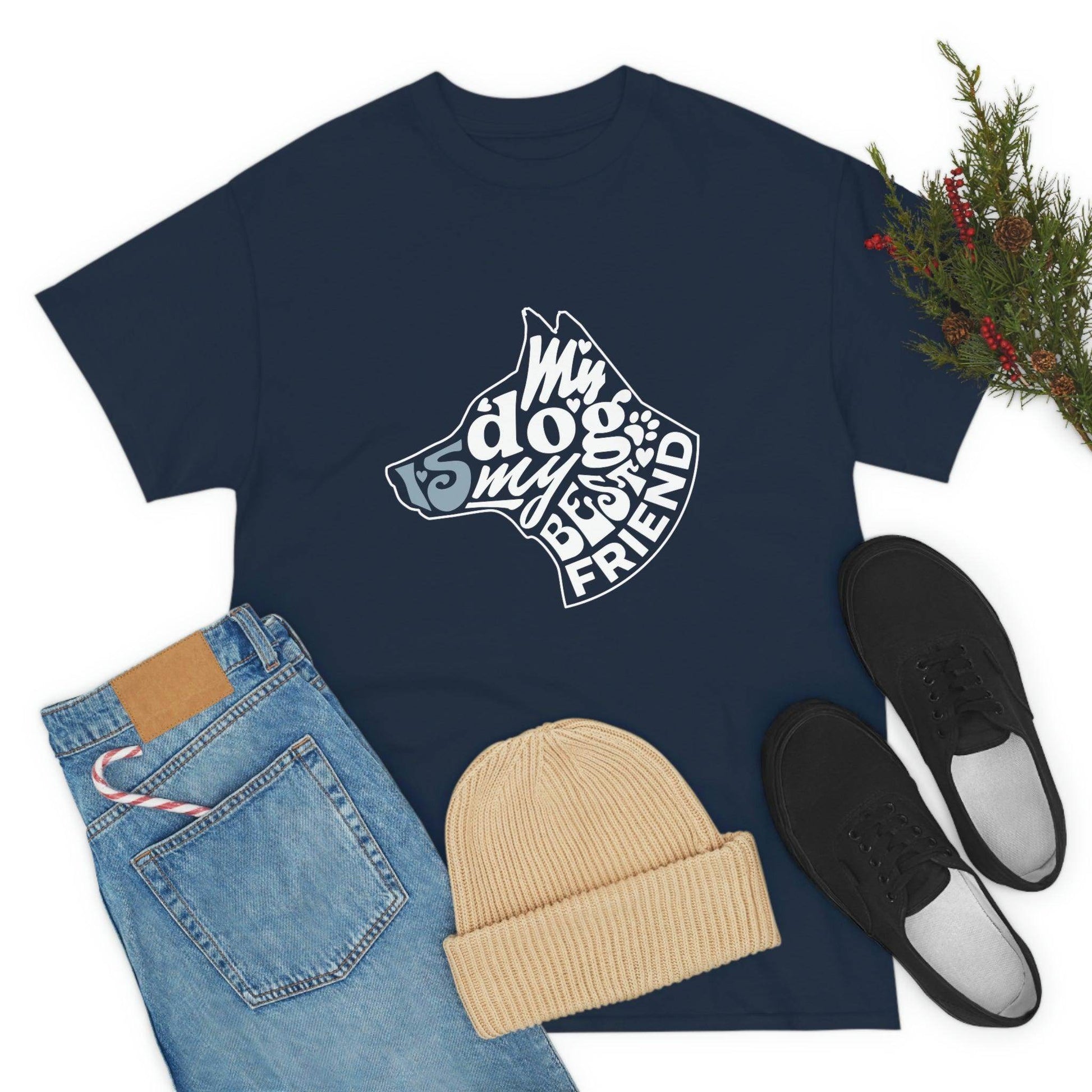 My Dog is My Best Friend Tee - Giftsmojo