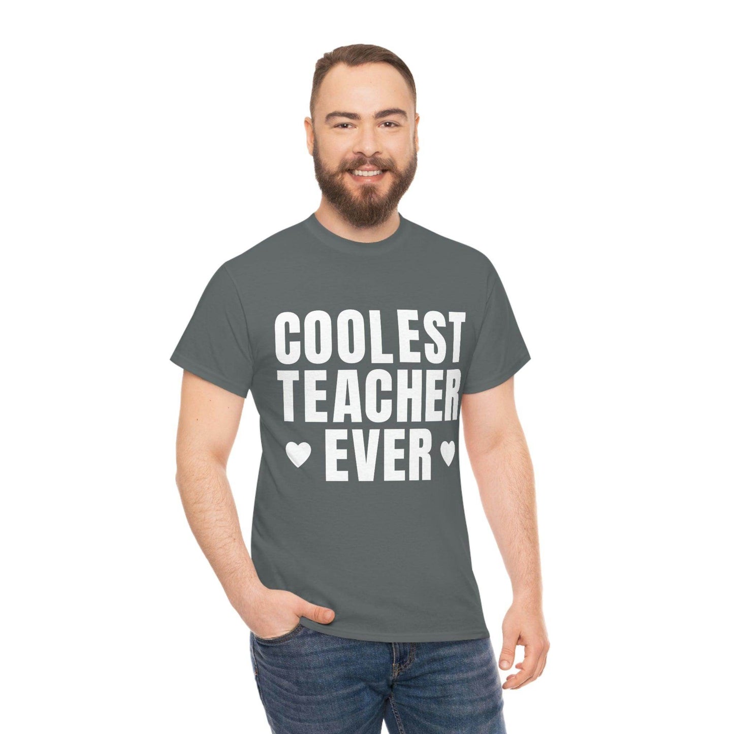 Coolest Teacher Ever Tee - Giftsmojo