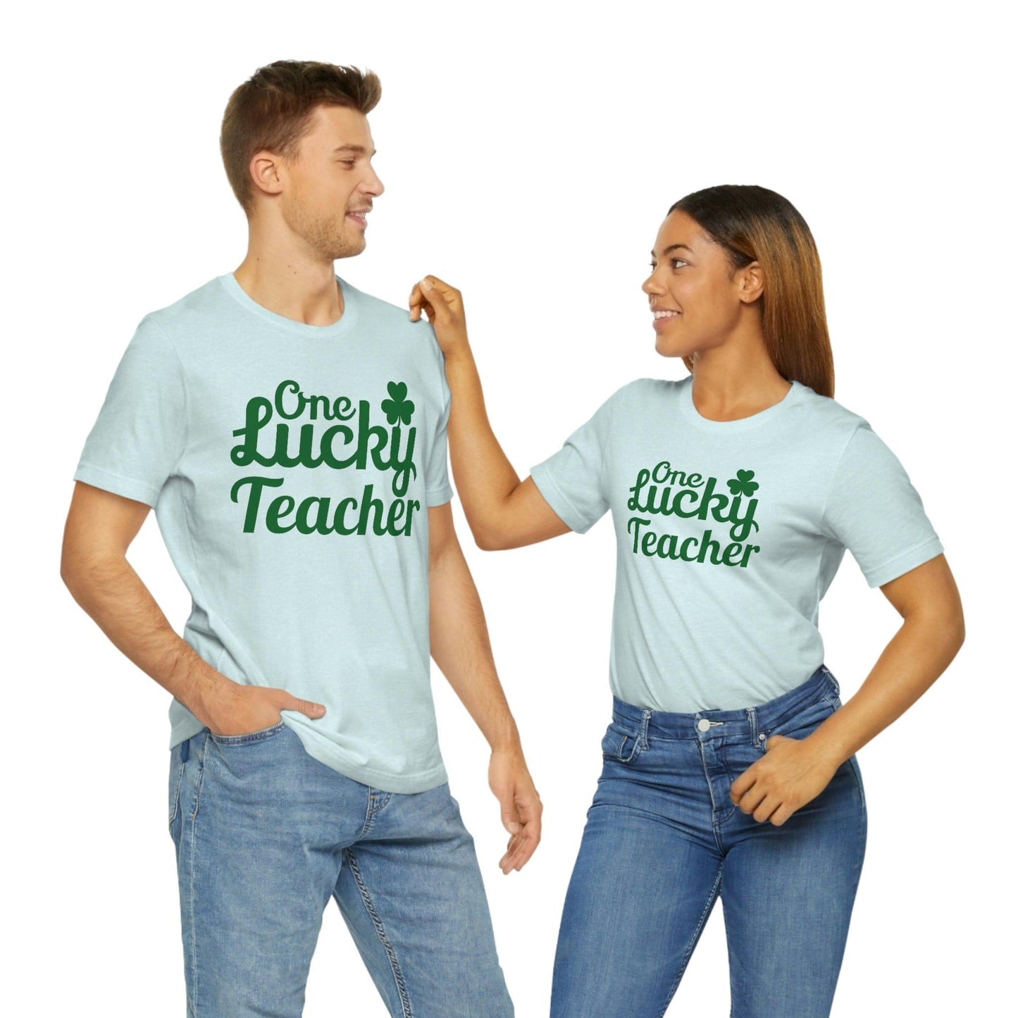 One Lucky Teacher Shirt feeling Lucky St Patrick's Day shirt - Funny St Paddy's day Funny Shirt - Giftsmojo
