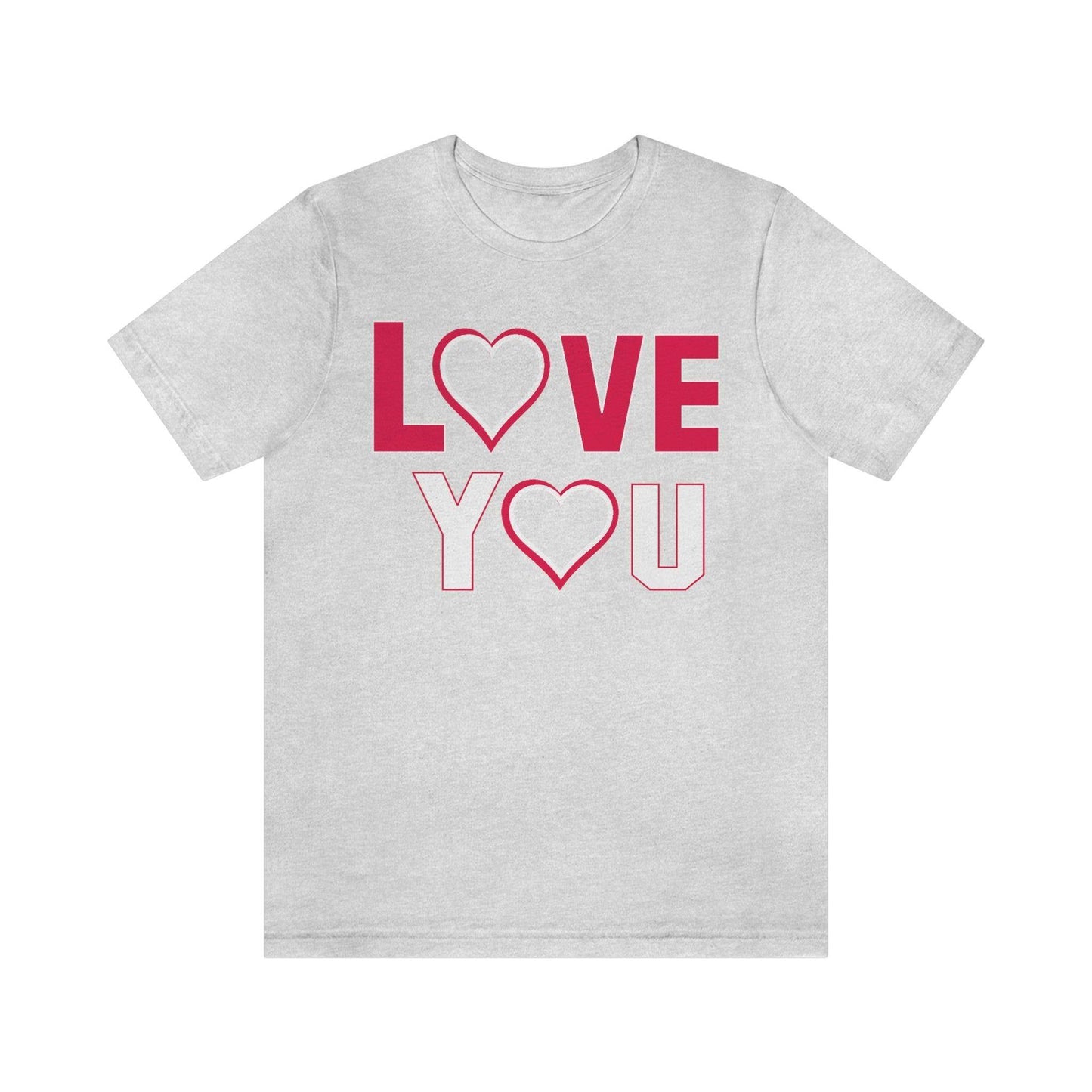 love you heart Tee - Giftsmojo