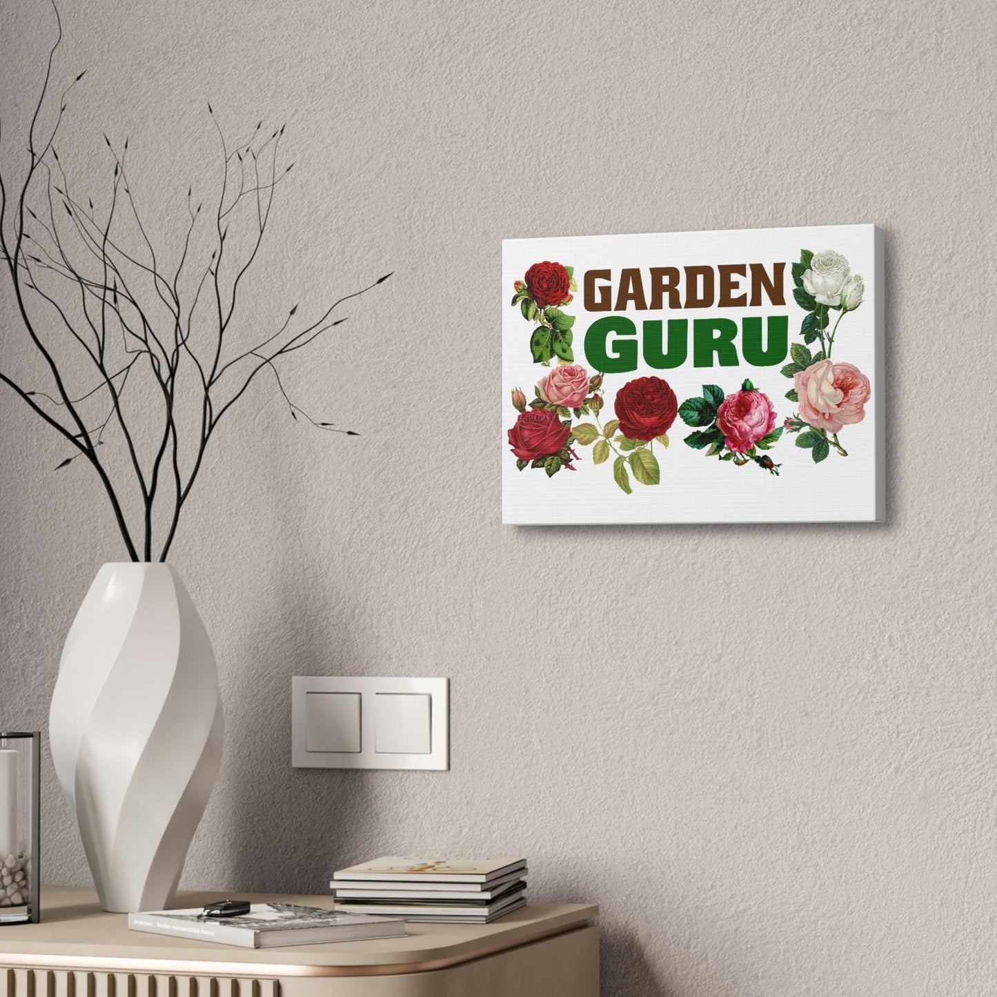 Garden Guru Canvas - Garden wall arts, gift for garden lovers - Giftsmojo