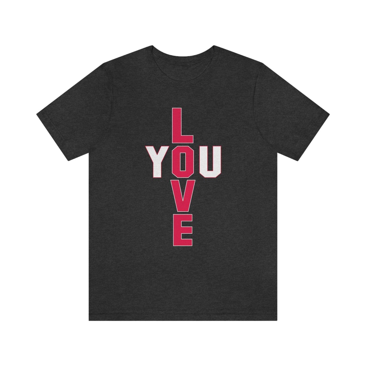 T-shape Love you Tee - Giftsmojo