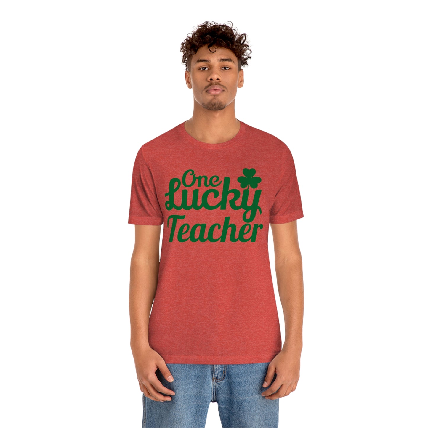 One Lucky Teacher Shirt feeling Lucky St Patrick's Day shirt - Funny St Paddy's day Funny Shirt