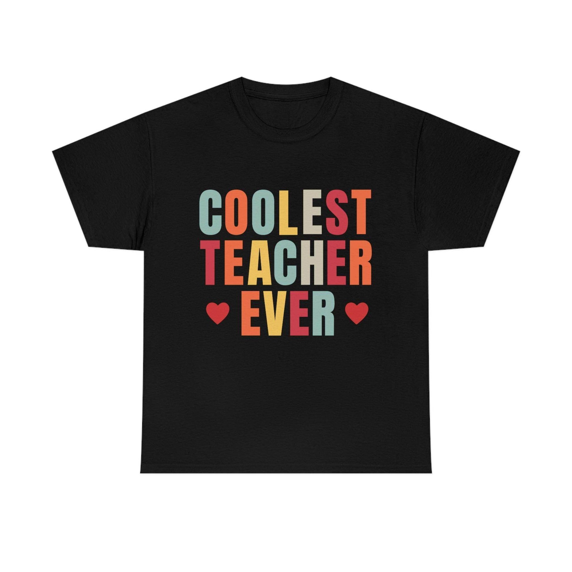 Coolest Teacher Ever T-Shirt - teacher gift - teacher appreciation - Giftsmojo
