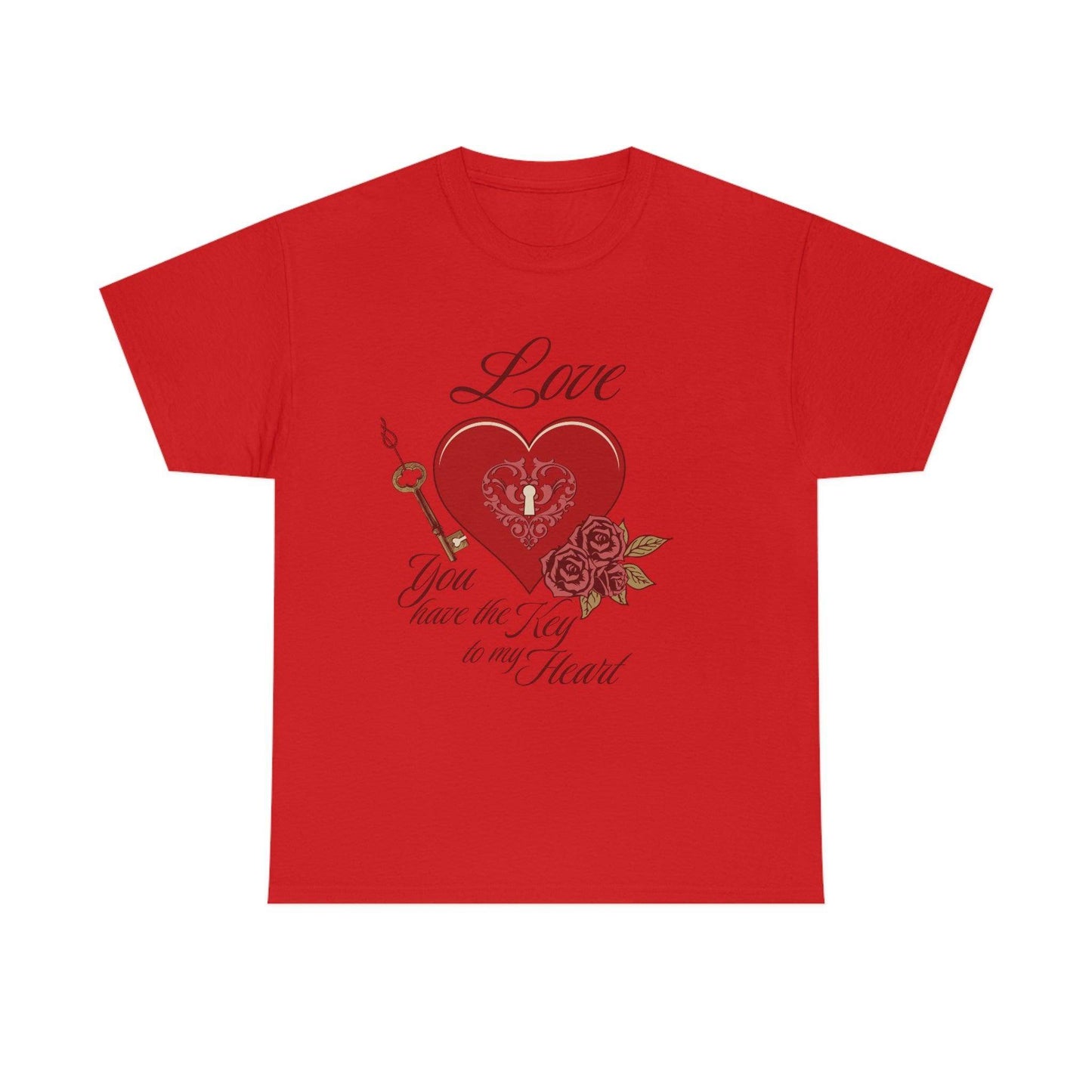 Love you have the keys to my heart Tee - Giftsmojo