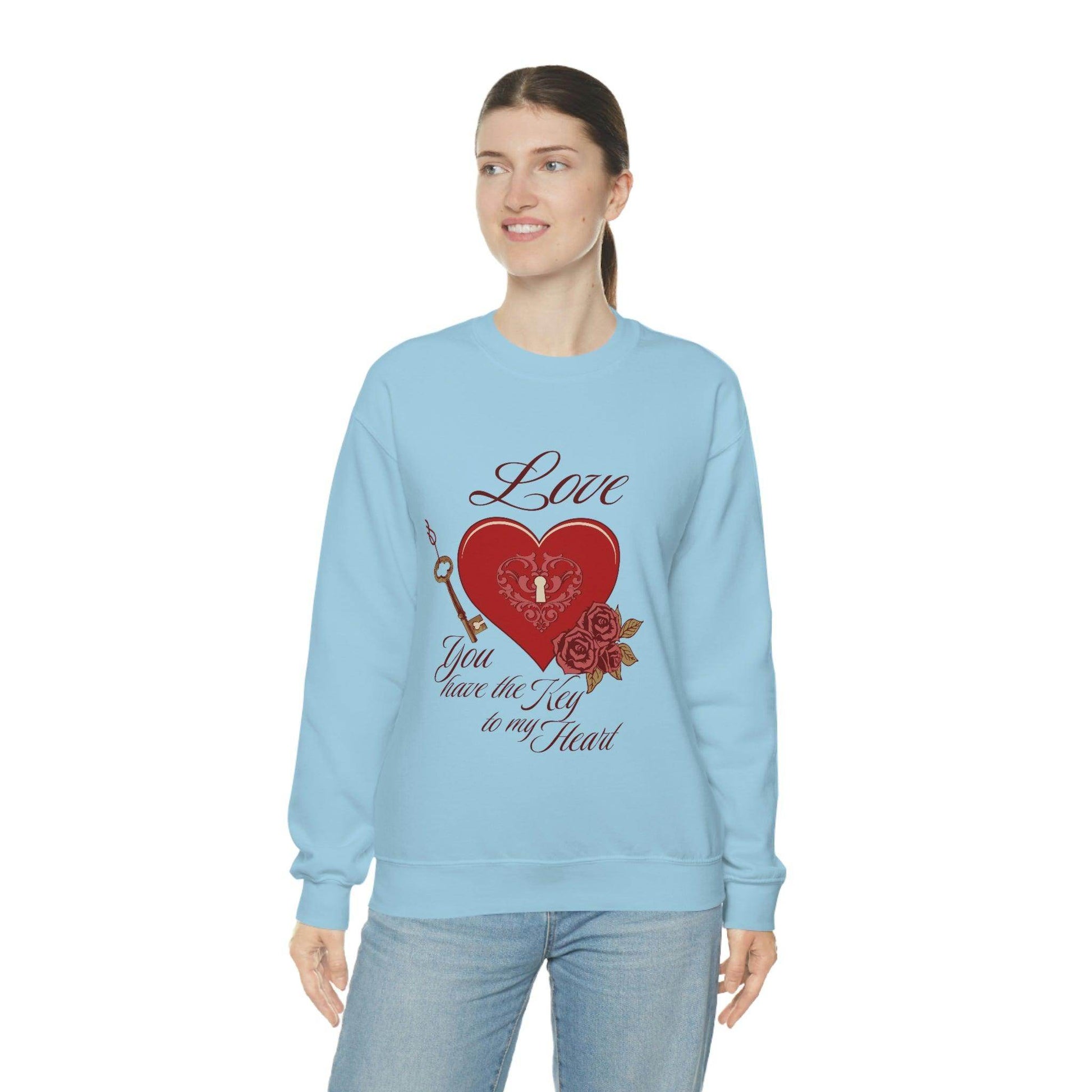 Love you have the key to my heart Sweatshirt - Giftsmojo