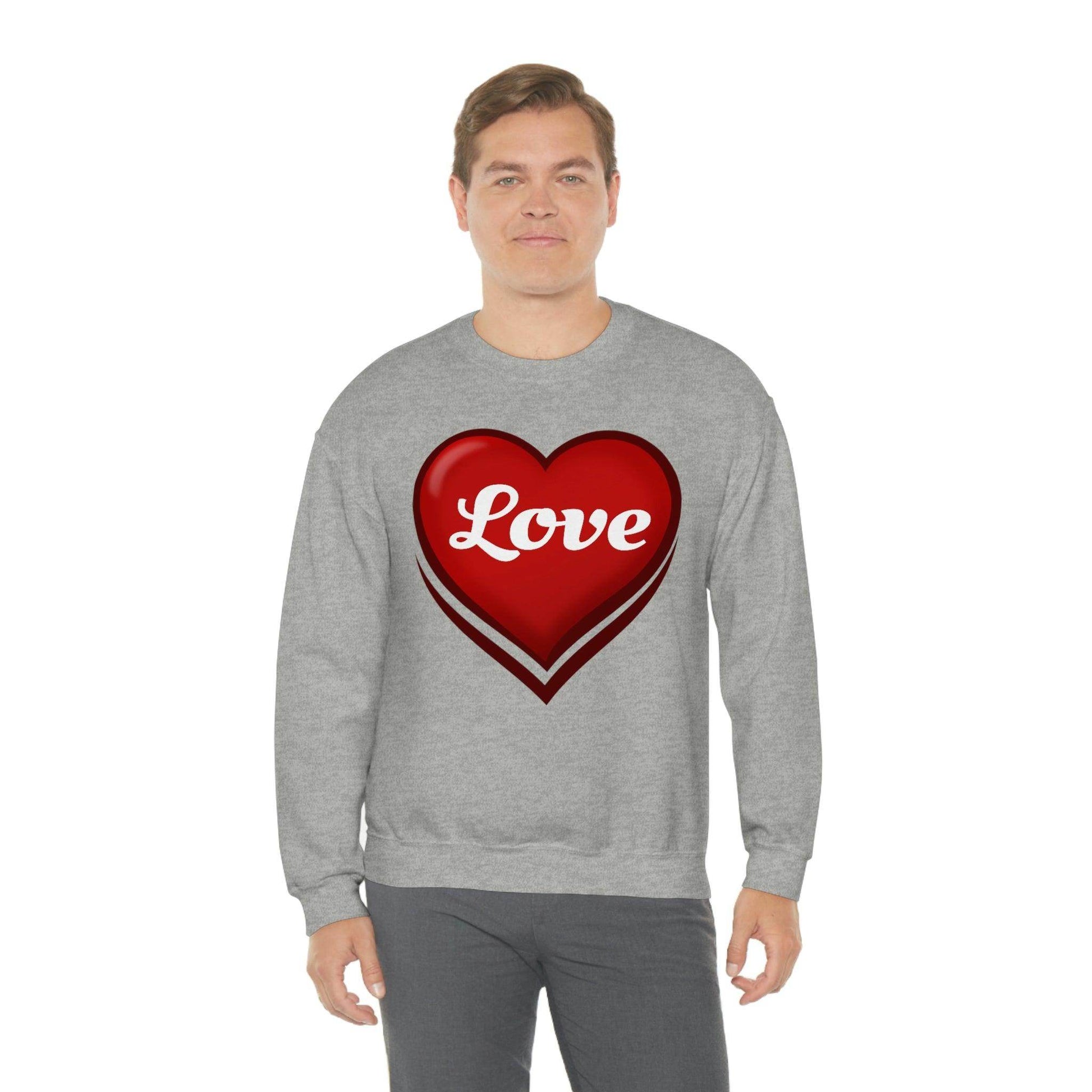 Love Sweatshirt, Valentine's Gift, - Giftsmojo
