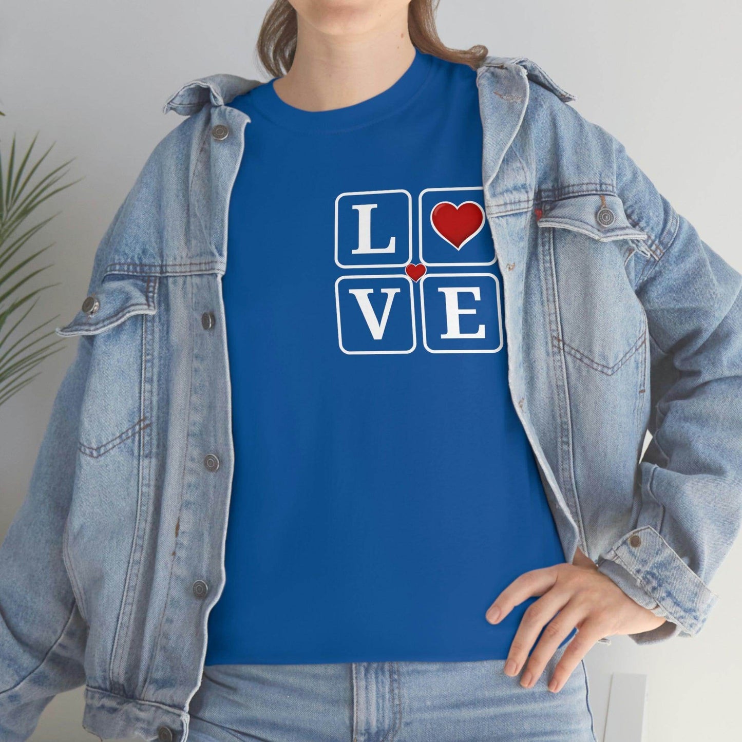 Love square Hearts T-shirt - Giftsmojo