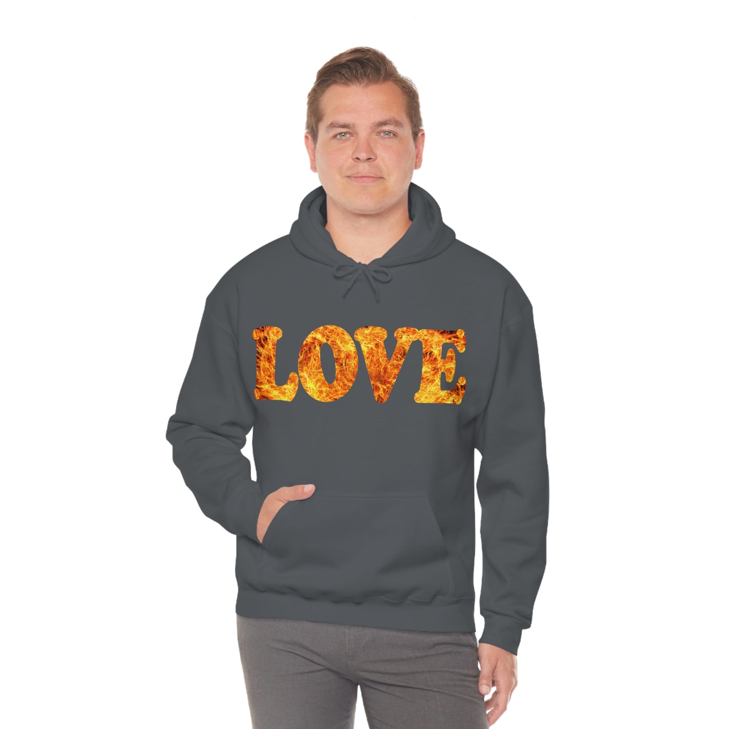 Love Fire Hooded Sweatshirt