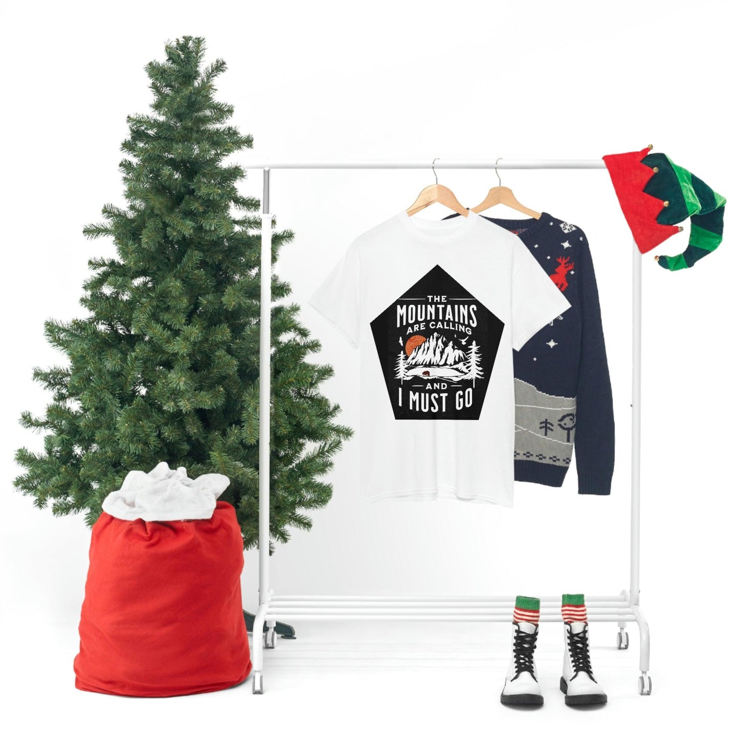 The Mountains are Calling and I Must Go Tee - Giftsmojo