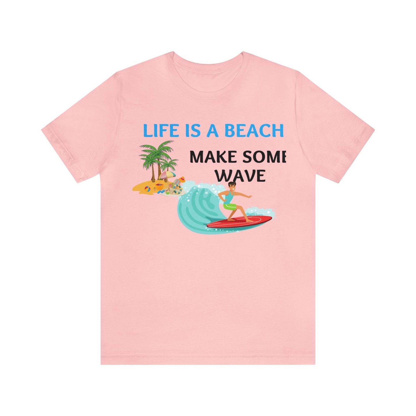 Life is a Beach shirt, Beach t-shirt, Summer shirt, Relaxing beachwear, Coastal fashion, Beach-inspired clothing, Beach adventure apparel - Giftsmojo