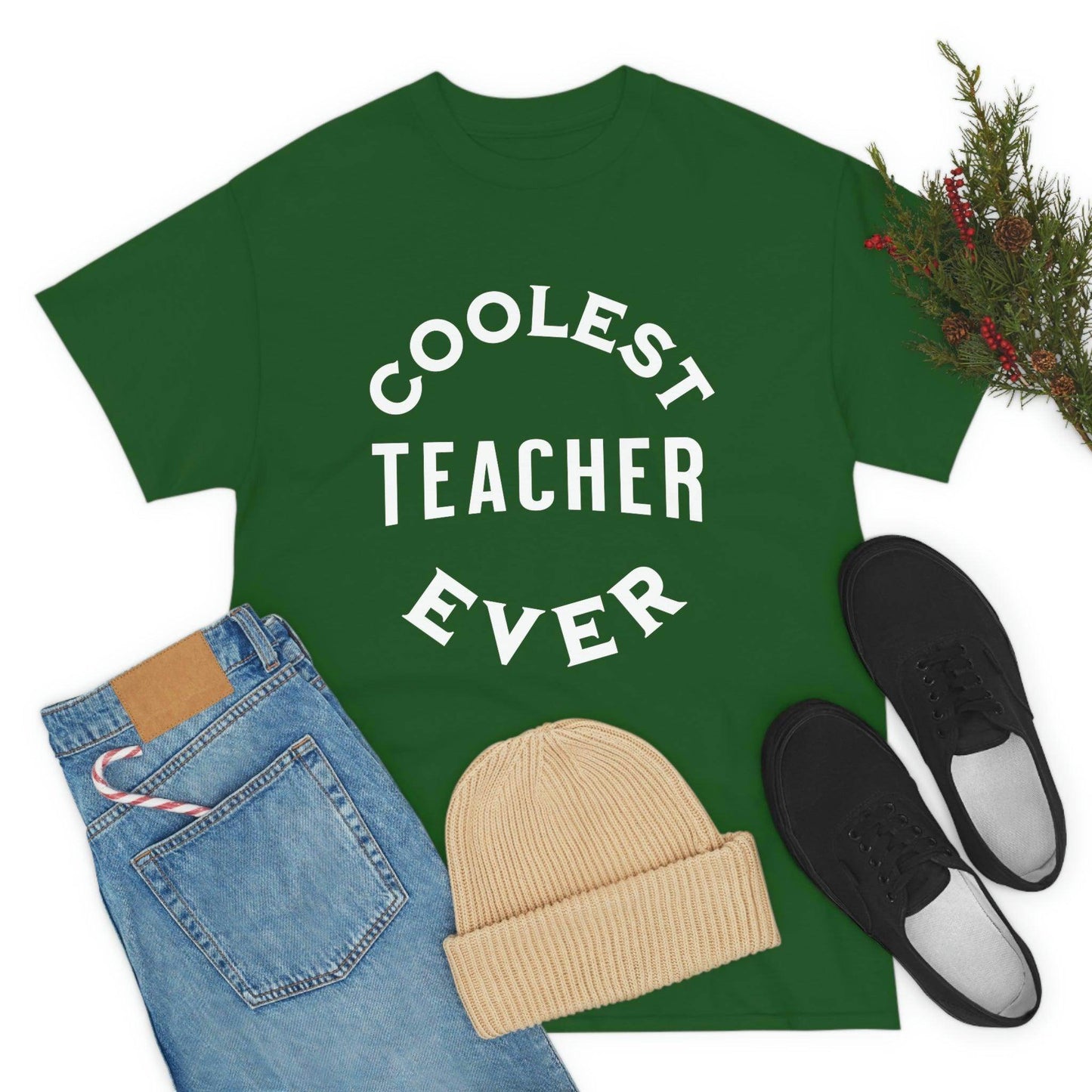 Coolest Teacher Ever Tee - cute teacher shirt - gift for teacher - Giftsmojo