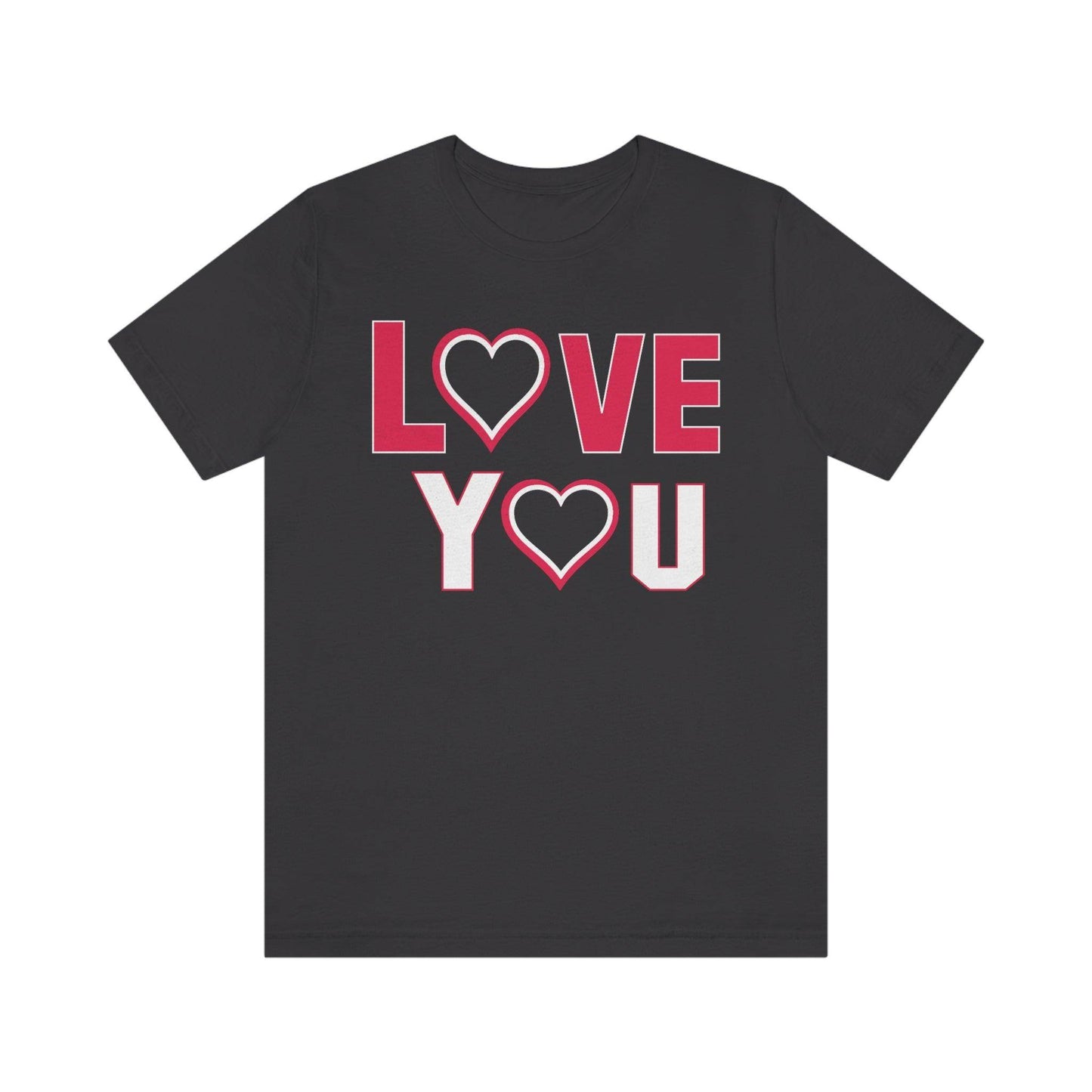 love you heart Tee - Giftsmojo