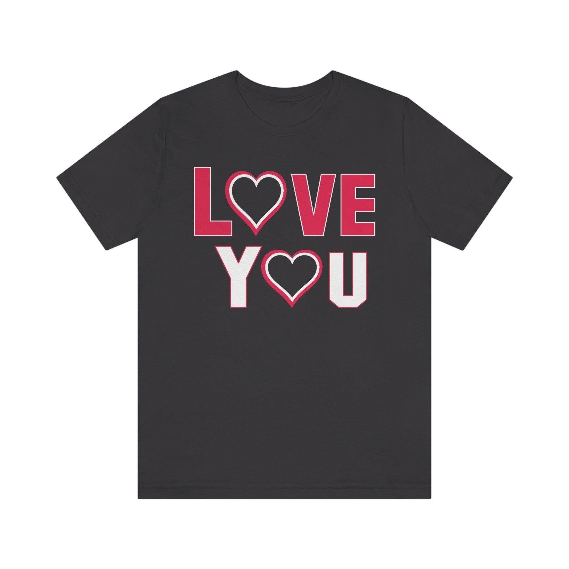 love you heart Tee - Giftsmojo