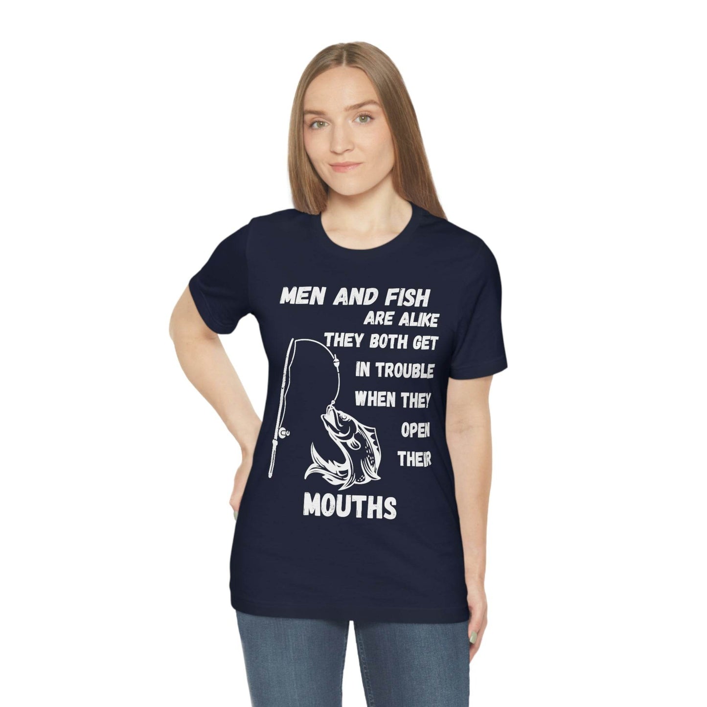 Men and Fish are Alike - Funny fishing shirt - Giftsmojo