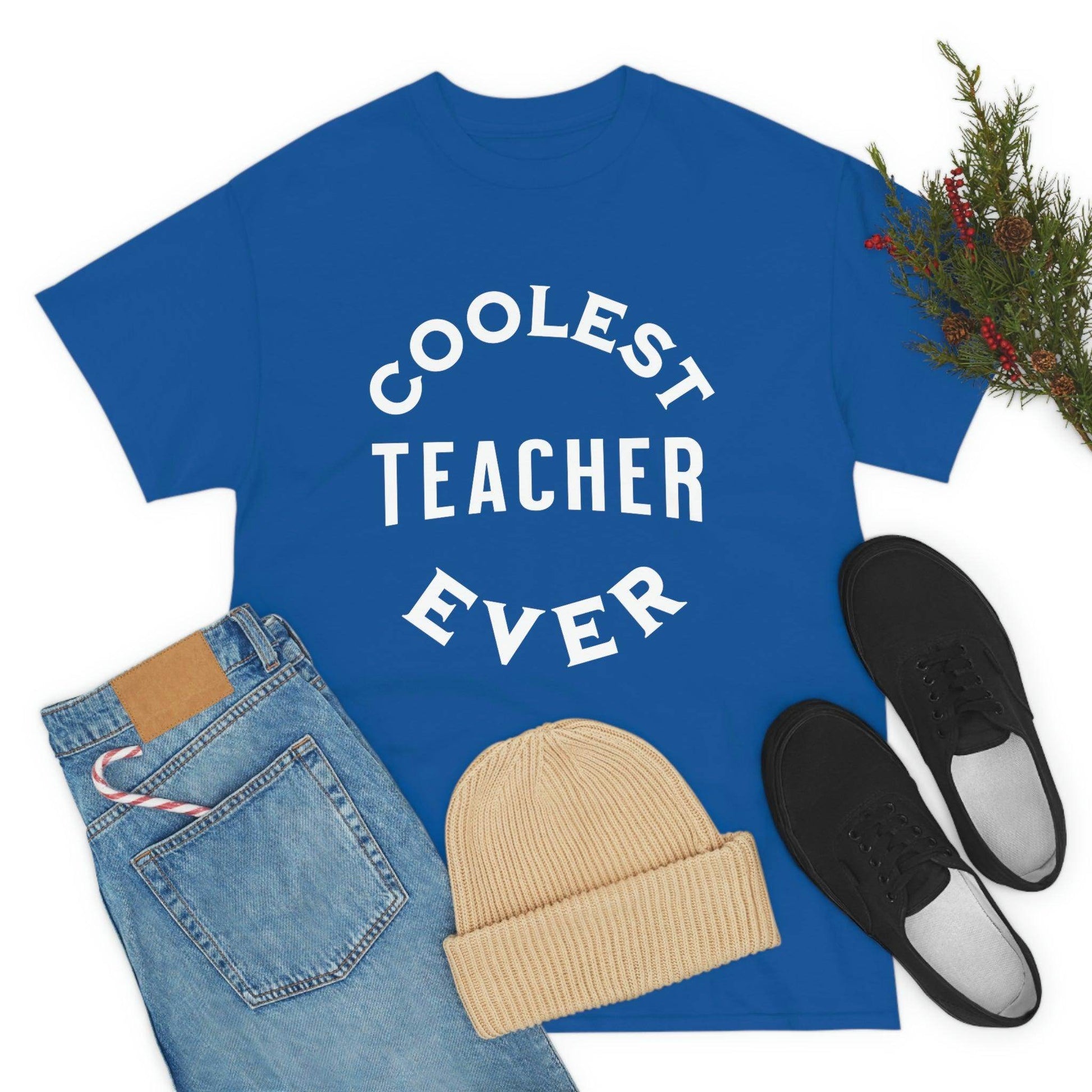 Coolest Teacher Ever Tee - cute teacher shirt - gift for teacher - Giftsmojo