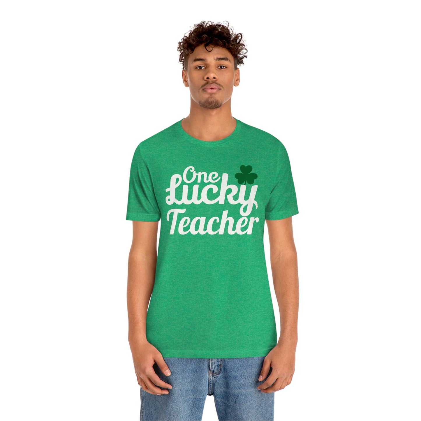 One Lucky Teacher Shirt feeling Lucky St Patrick's Day shirt - Funny St Paddy's day Funny Shirt - Giftsmojo