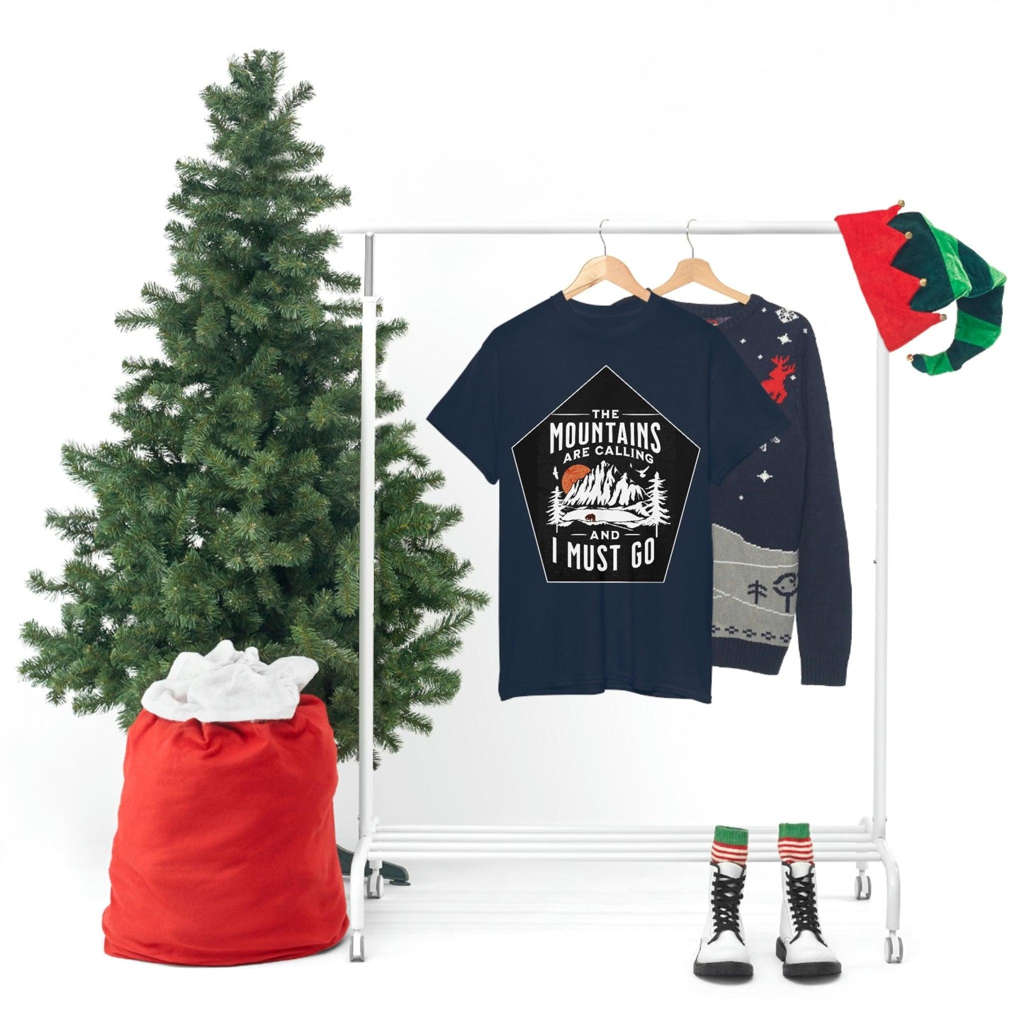 The Mountains are Calling and I Must Go Tee - Giftsmojo