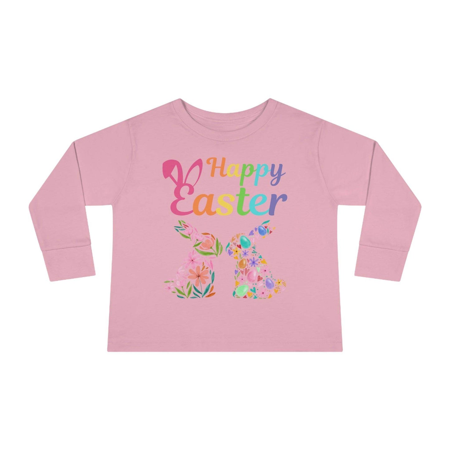 Happy Easter Toddler Long Sleeve Tee - Giftsmojo