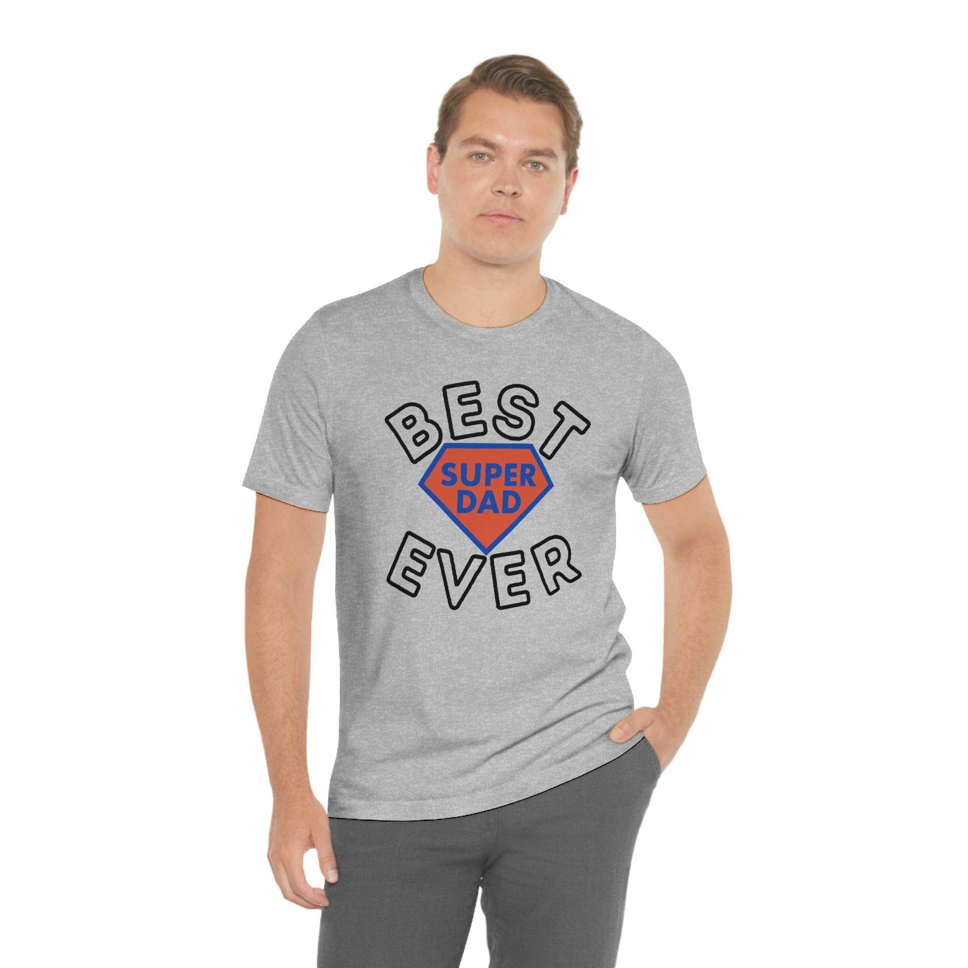 Dad Gift - Best Dad Gift - Best Super Dad Ever Shirt -Dad Shirt - Funny Fathers Gift - Husband Gift - Funny Dad Tshirt - Dad Birthday Gift - Giftsmojo