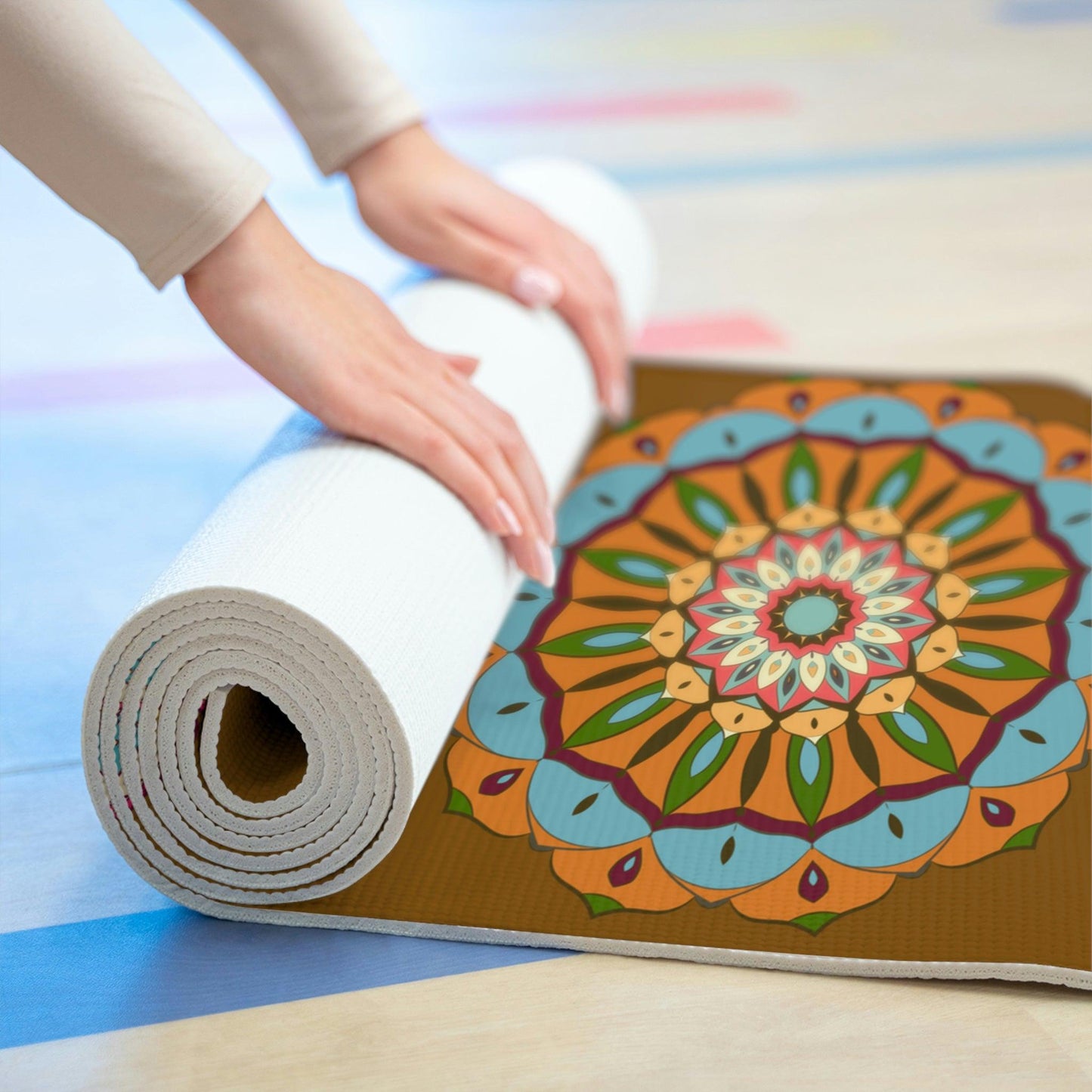 Mandala Yoga Mat | Exercise mat | printed yoga mat | Custom Yoga Mats | Yoga Lover Gift | Best Yoga Mat | Foam Yoga Mat Yoga Mat Sale - Giftsmojo