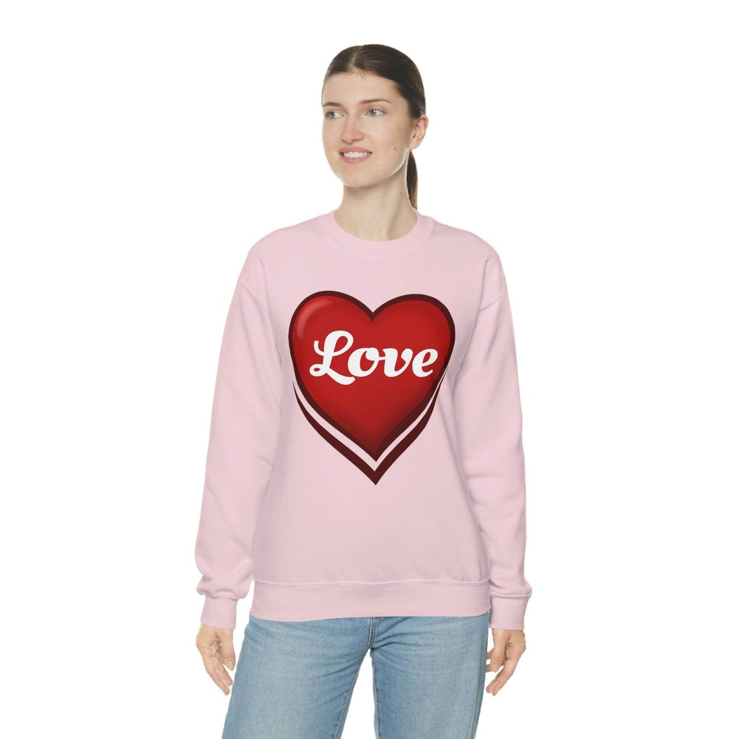 Love Sweatshirt, Valentine's Gift, - Giftsmojo