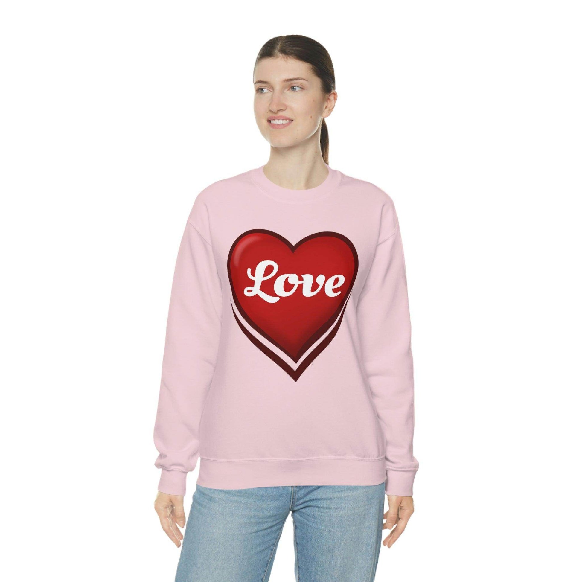 Love Sweatshirt, Valentine's Gift, - Giftsmojo