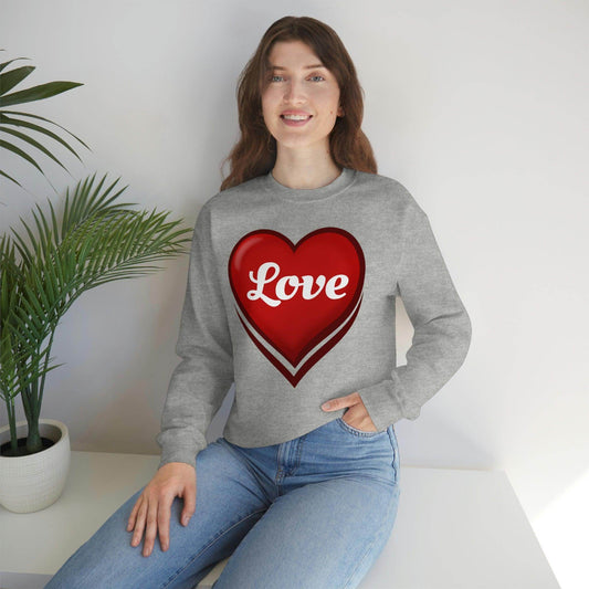 Love Sweatshirt, Valentine's Gift, - Giftsmojo