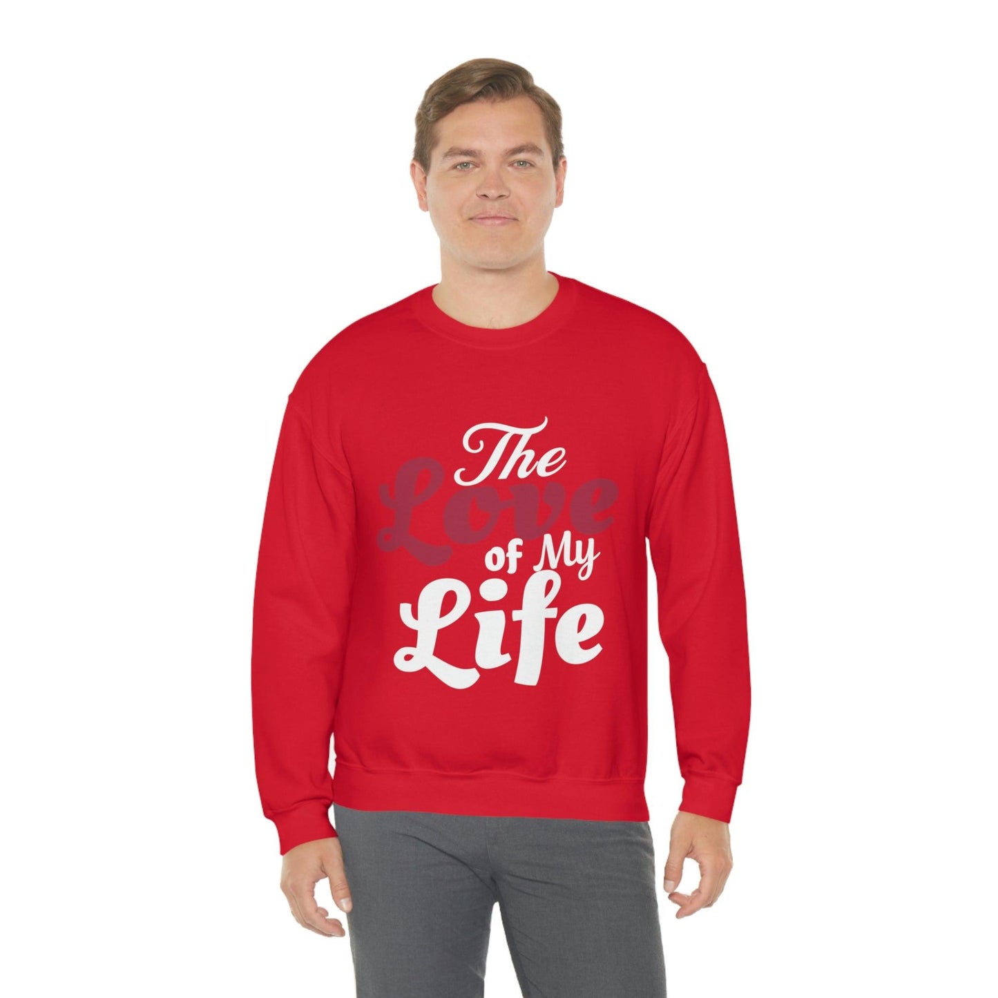 Love Sweatshirt, Love Shirt, Gift For Fiance, Newlywed Gift, Gift For Wife, Engagement Shirt,The Love of My Life, Valentine's day gift