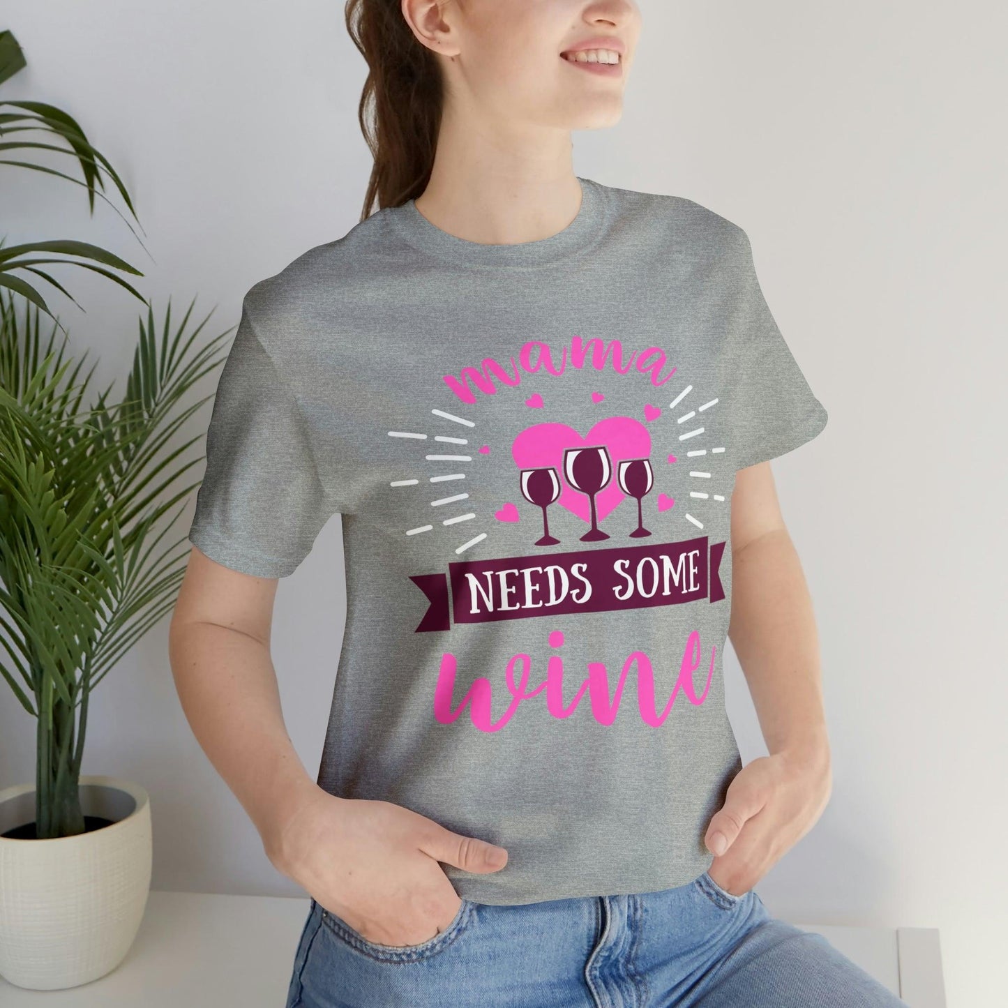 Mama Needs Some Wine Shirt, Wine Shirt, Gift For Mom, Drinking Shirt, Gift For Wife, Funny Wife Shirt, Wine Lover Shirt, Funny Mom Shirt - Giftsmojo