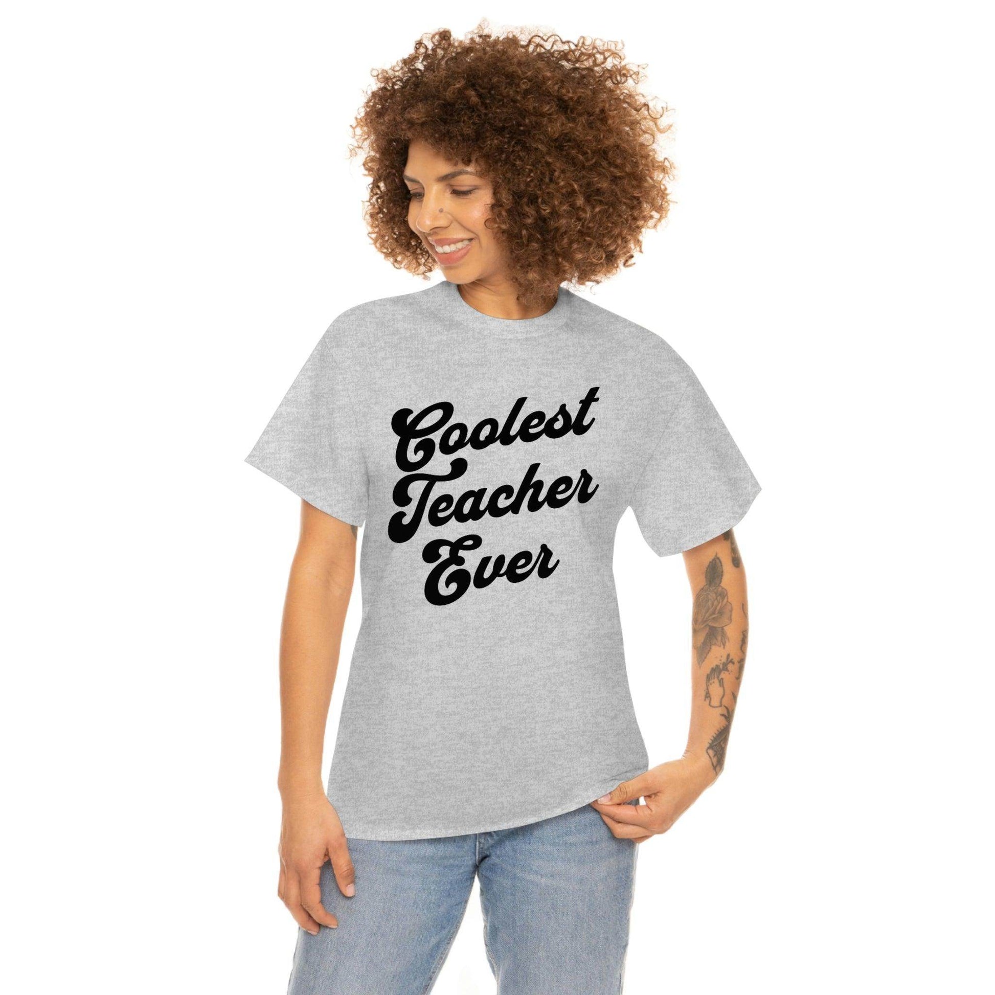 Coolest Teacher Ever Shirt - Giftsmojo