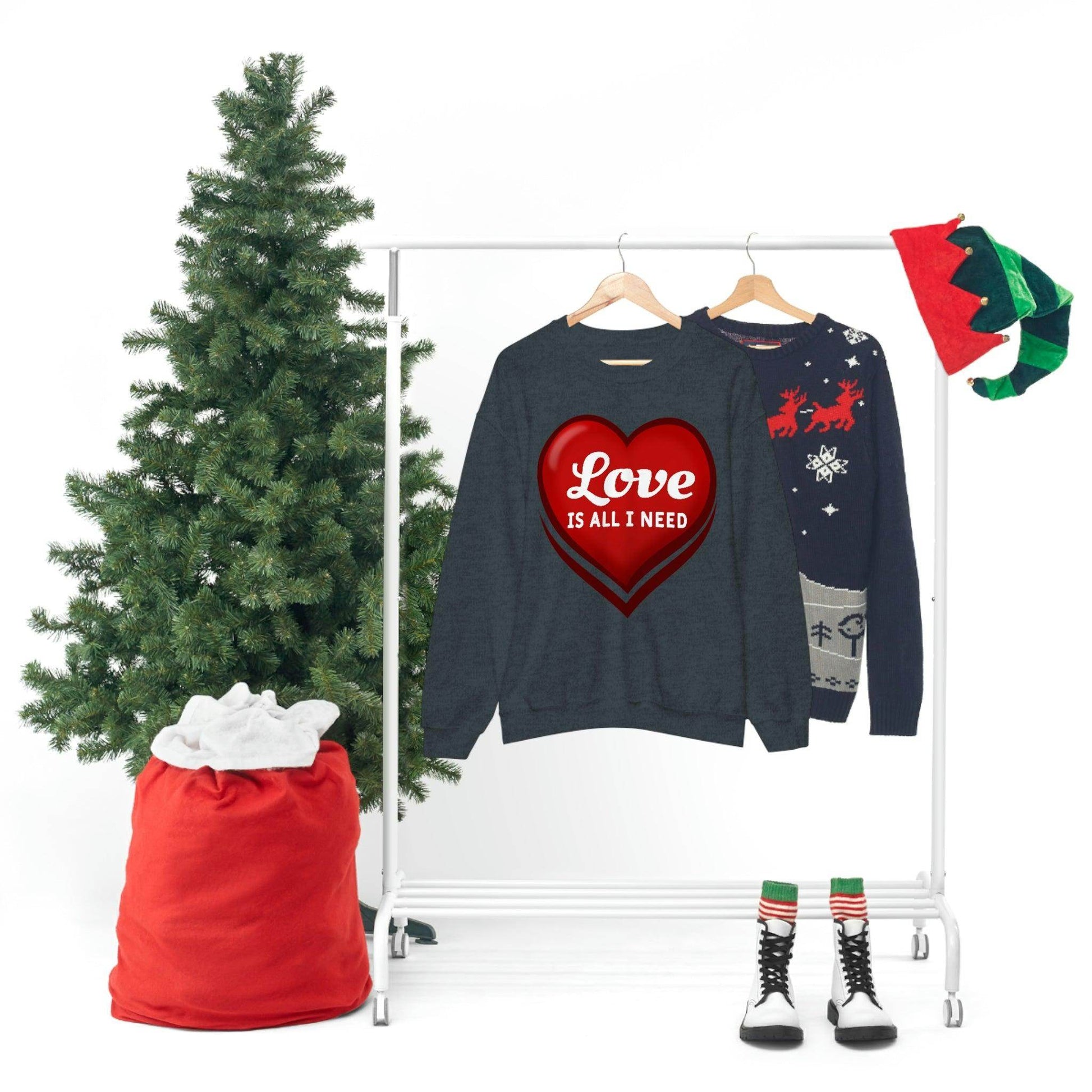 Love is all I need Sweatshirt, Valentine gift - Giftsmojo