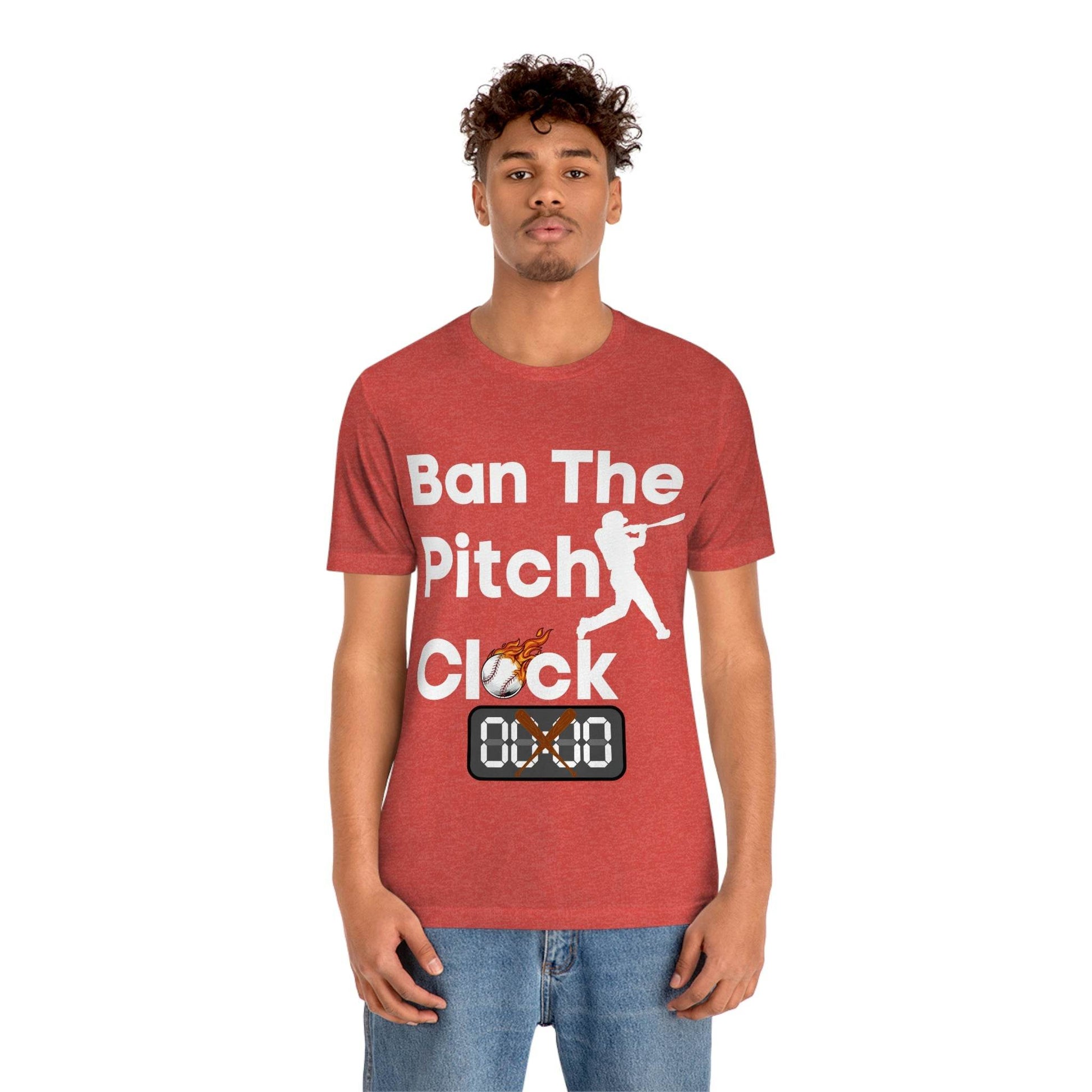Ban The Pitch Clock in Baseball - Ban Baseball Pitch Clock - Giftsmojo