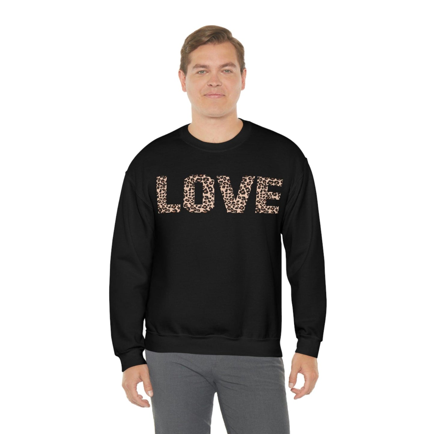 Leopard print love Sweatshirt