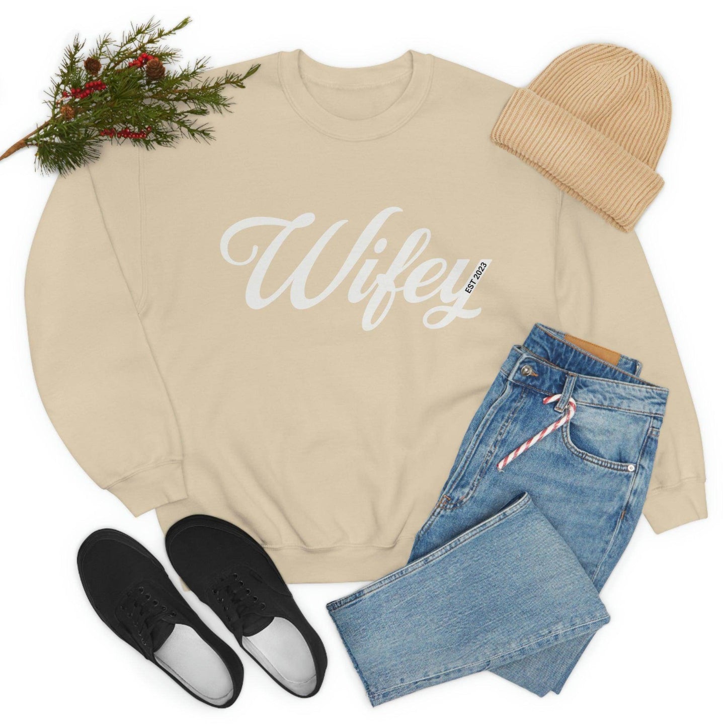 Wifey Sweatshirt - Giftsmojo