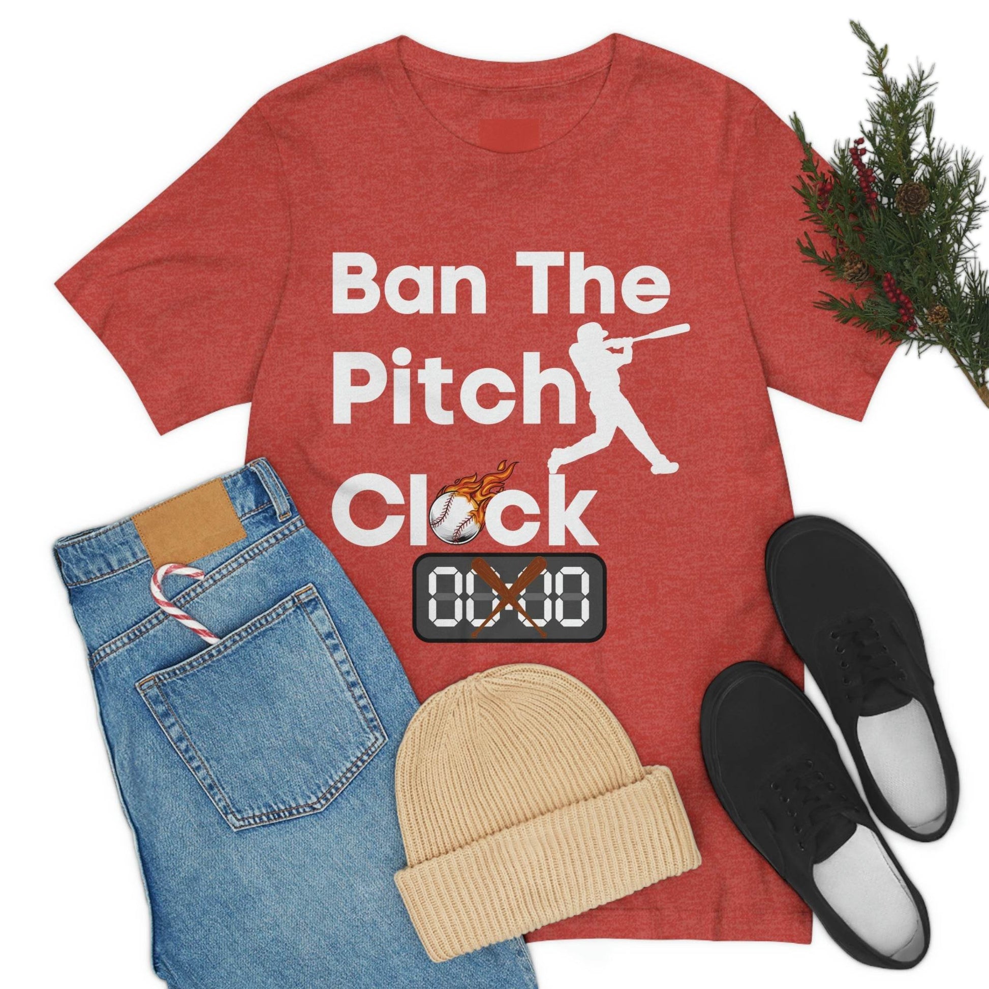 Ban The Pitch Clock in Baseball - Ban Baseball Pitch Clock - Giftsmojo