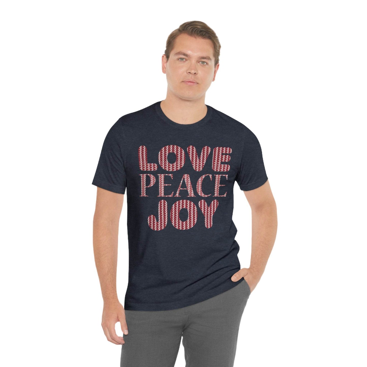 love peace joy Tee - Giftsmojo