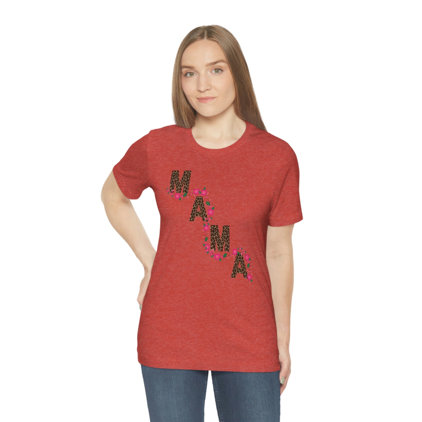 Leopard print Mama shirt Flower mama shirt - Leopard Mama Shirt mothers day shirt new mom shirt