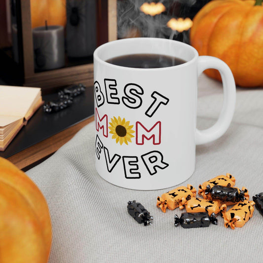 Best Mom Ever Mug, gift for mom on mothers day, Birthday gift for mom, gift for her, coffee mug for her, hot cocoa mug, gift for coffee lover - Giftsmojo