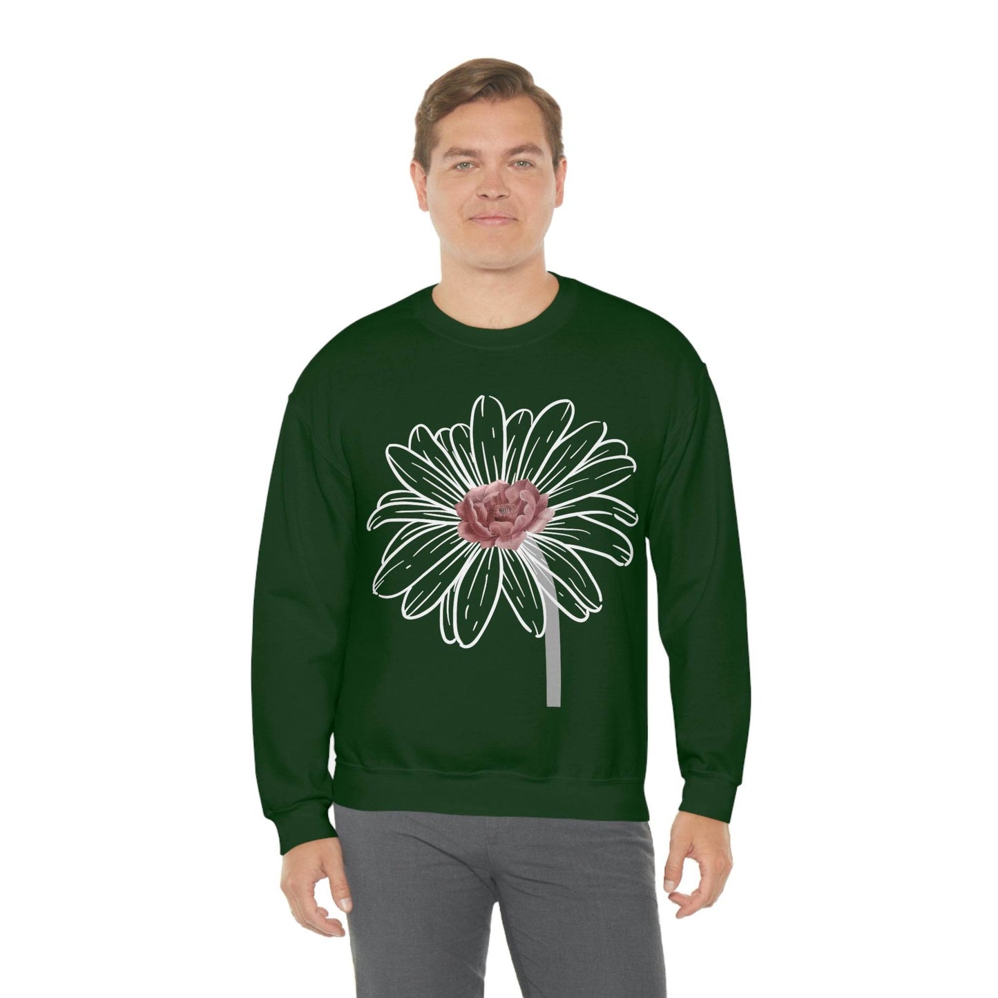 Floral Sweatshirt, Wildflower Sweatshirt, Flower sweatshirt, Wild Flowers - Giftsmojo