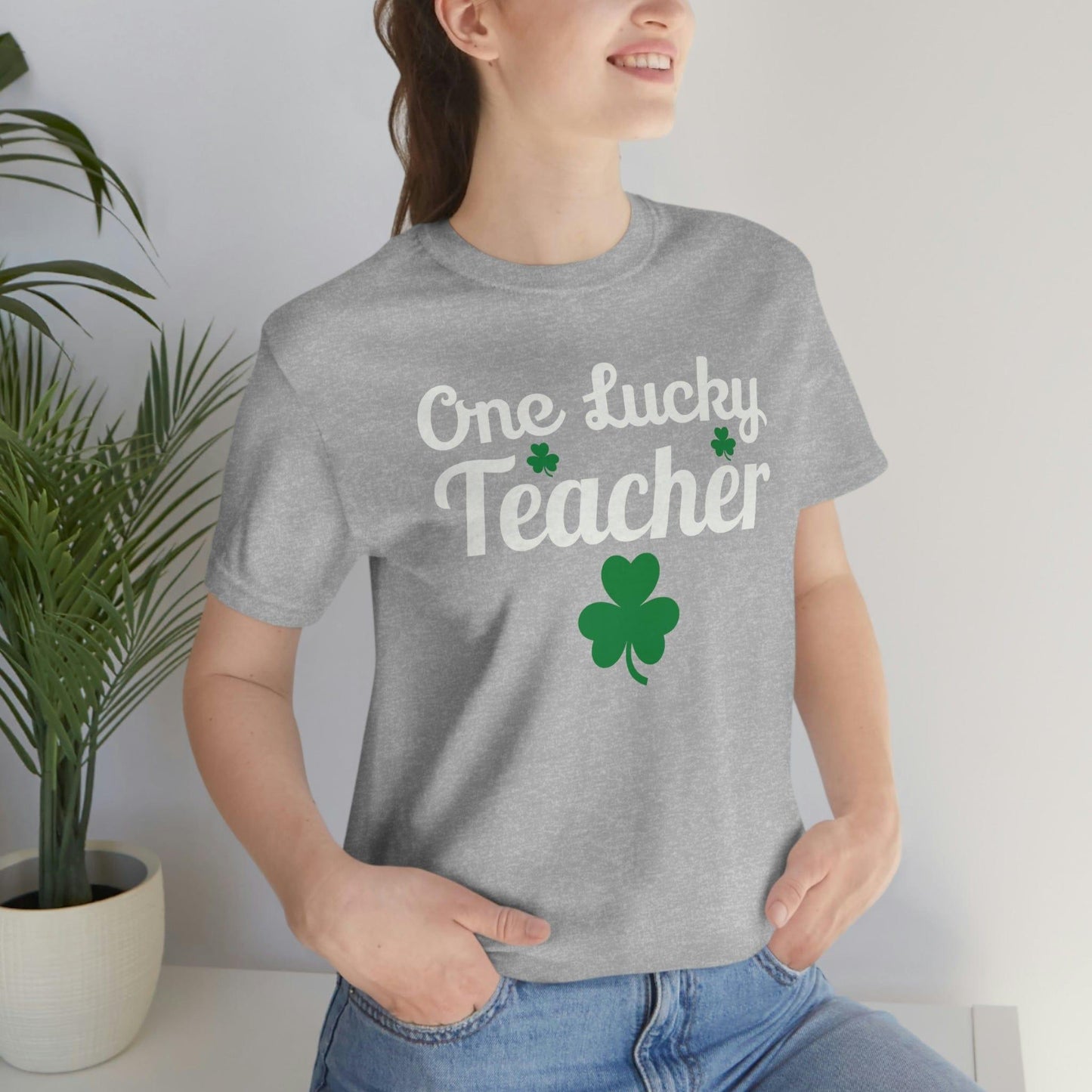Feeling Lucky Shirt One Lucky Teacher Shirt St Patrick's Day shirt - Funny St Paddy's day Funny Shirt Shamrock shirt shenanigans shirt