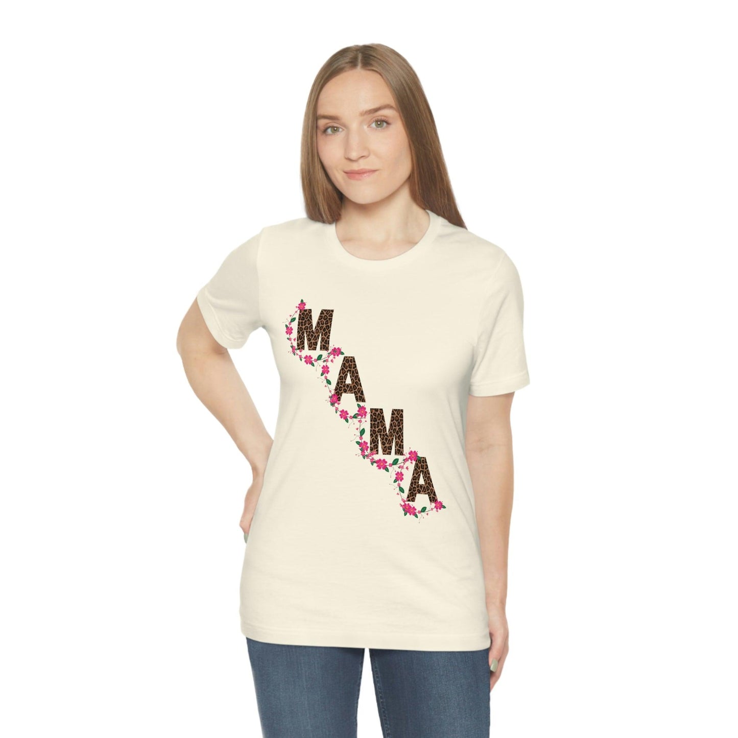 Leopard print Mama shirt - Leopard Mama Shirt mothers day shirt new mom shirt - Giftsmojo