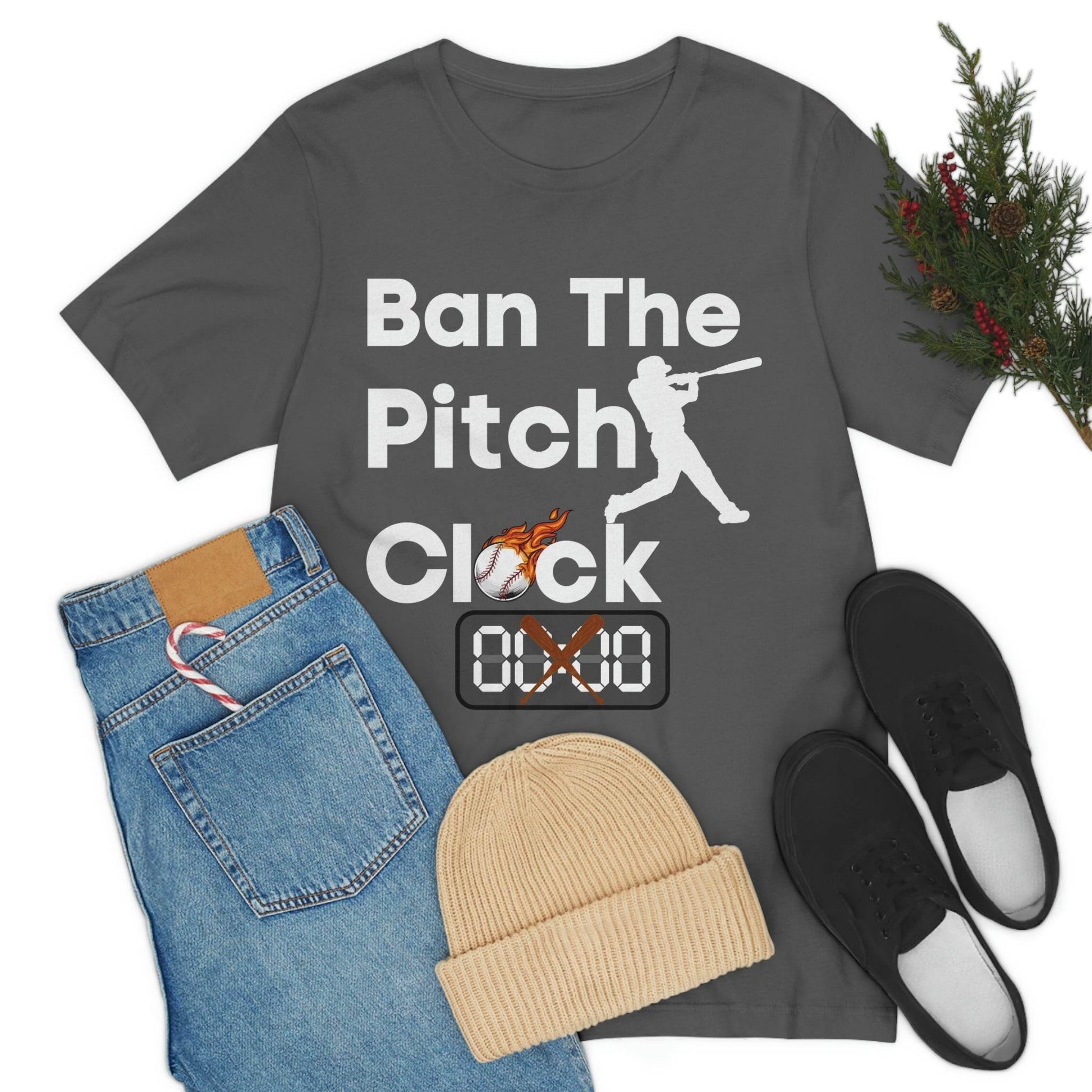 Ban The Pitch Clock in Baseball - Ban Baseball Pitch Clock - Giftsmojo