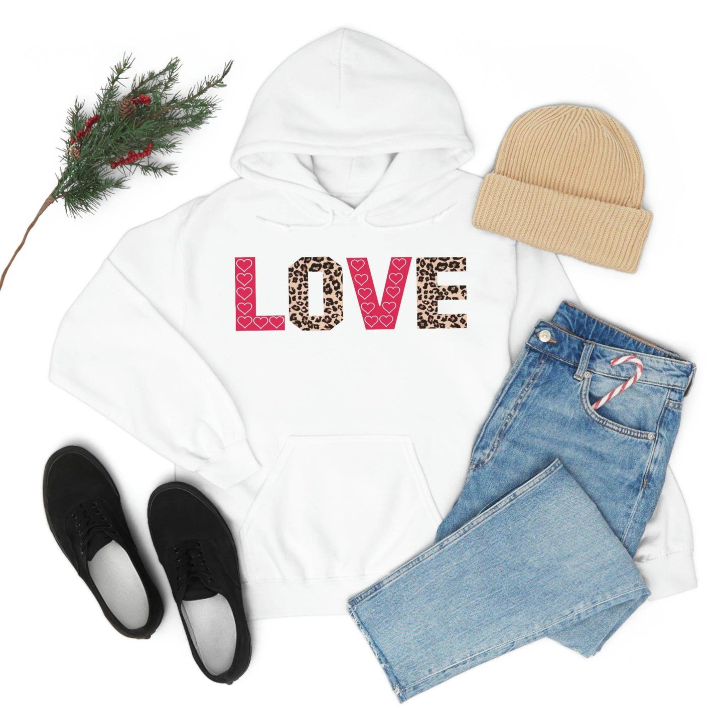 Love Hooded Sweatshirt - Giftsmojo