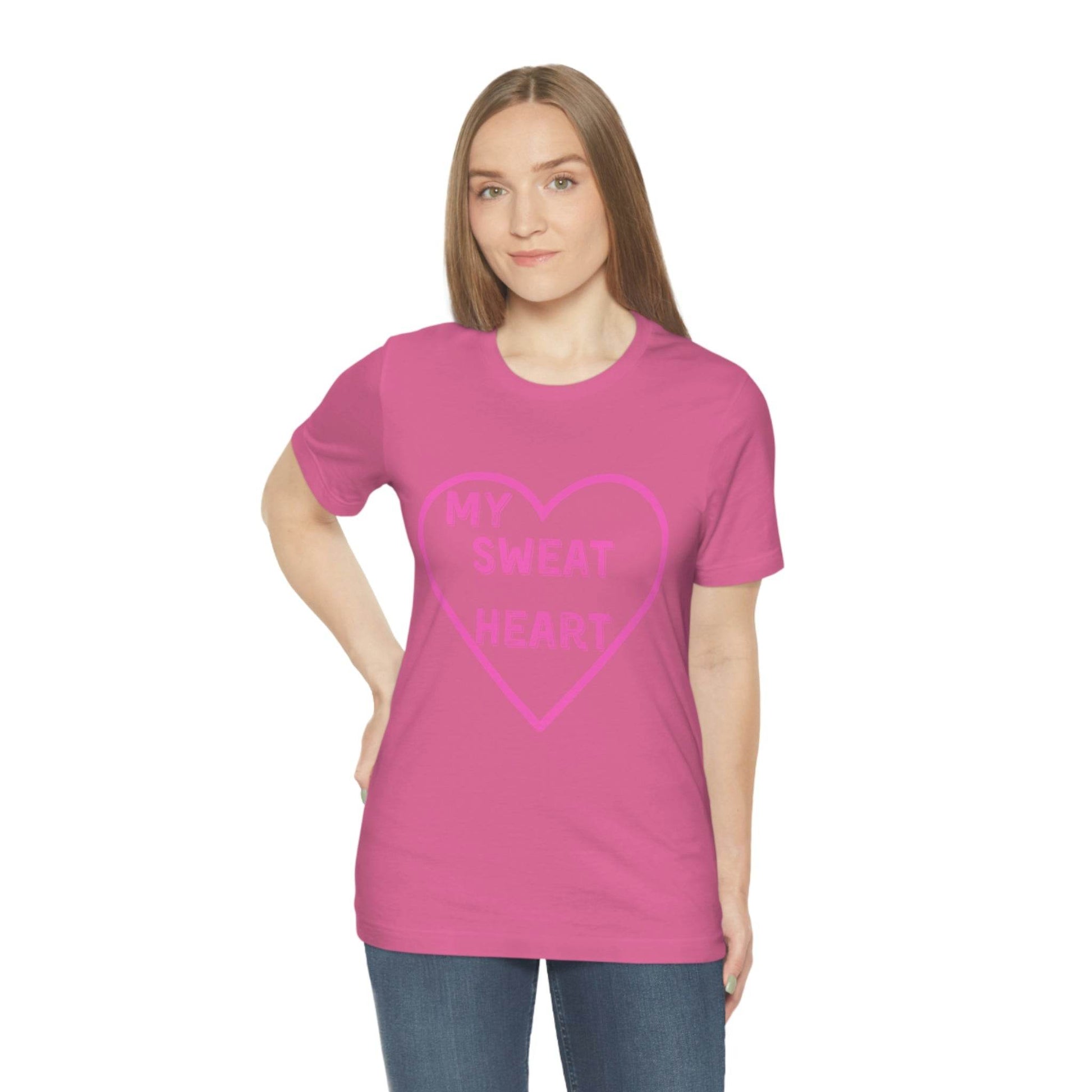 My Sweat Heart - Love shirt - Gift for wife - Gift for Husband - Gift for Girlfriend and Boyfriend - Anniversary gift - Giftsmojo